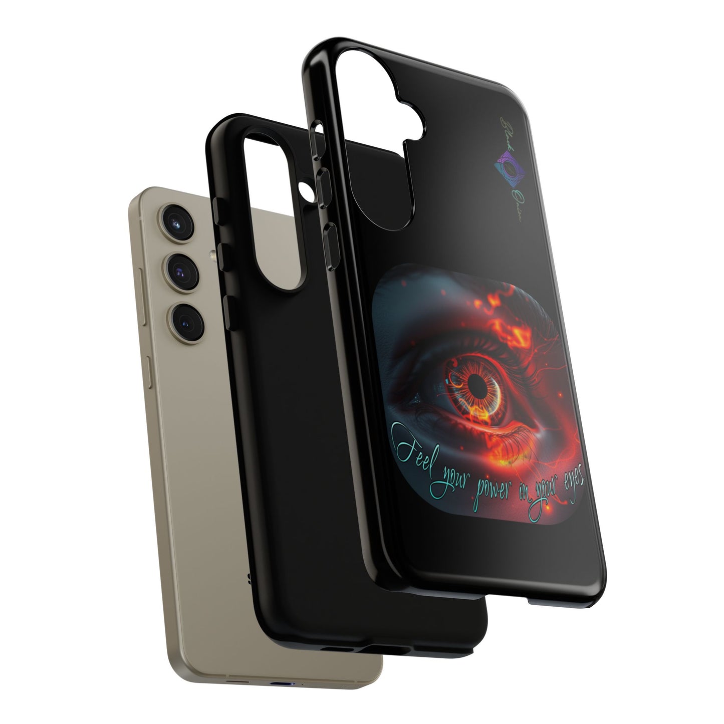 BlackOnion Brand New Phone Case - with Motivational Workout Motif ’Feel your power ‘💪🔥🫵