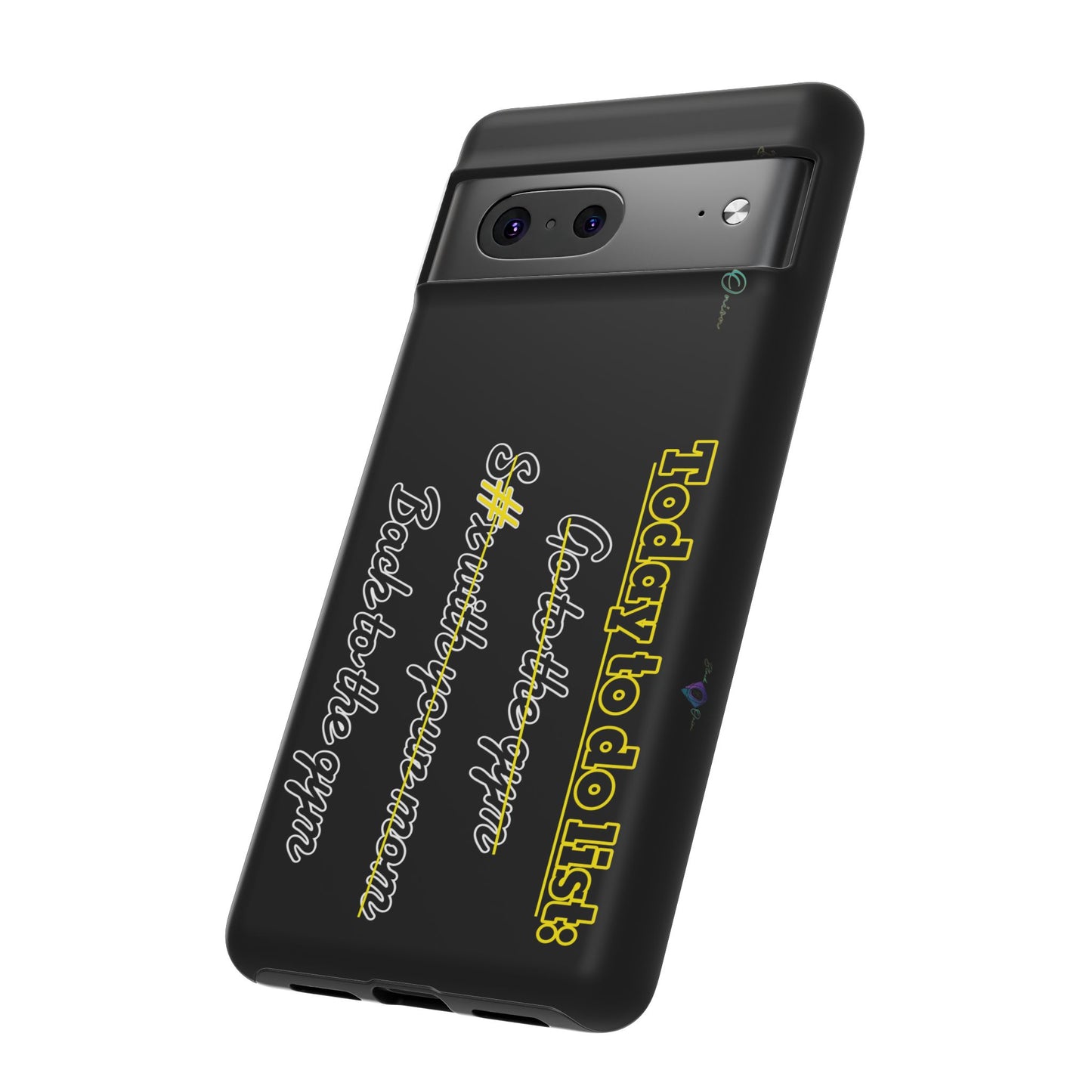 BlackOnion Brand New Phone Case - with Motivational Workout Motif’Today to do list ‘💪🔥🫵