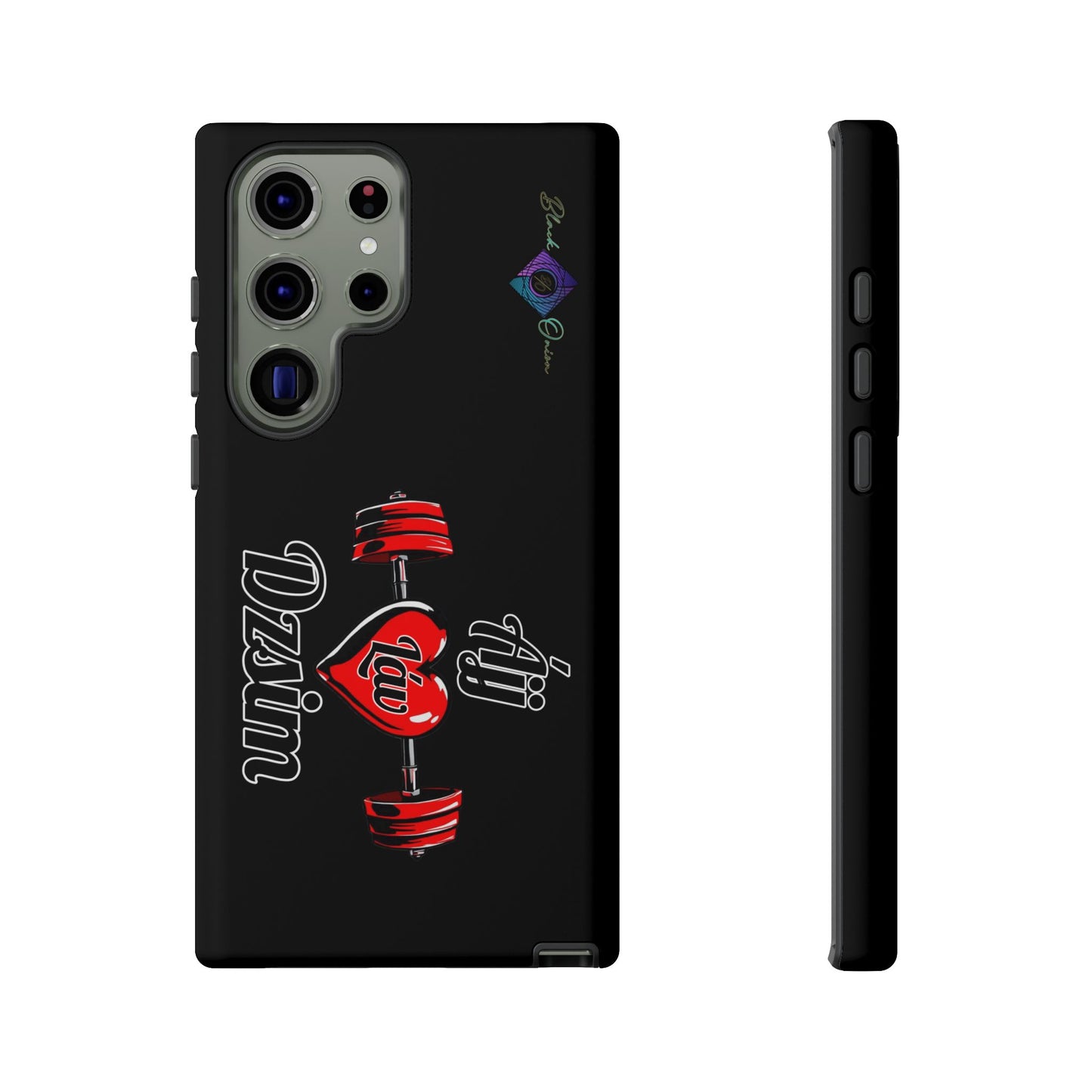 BlackOnion Brand New Phone Case - with Motivational Workout Motif’Ájj Láv Dzsim ‘💪🔥🫵