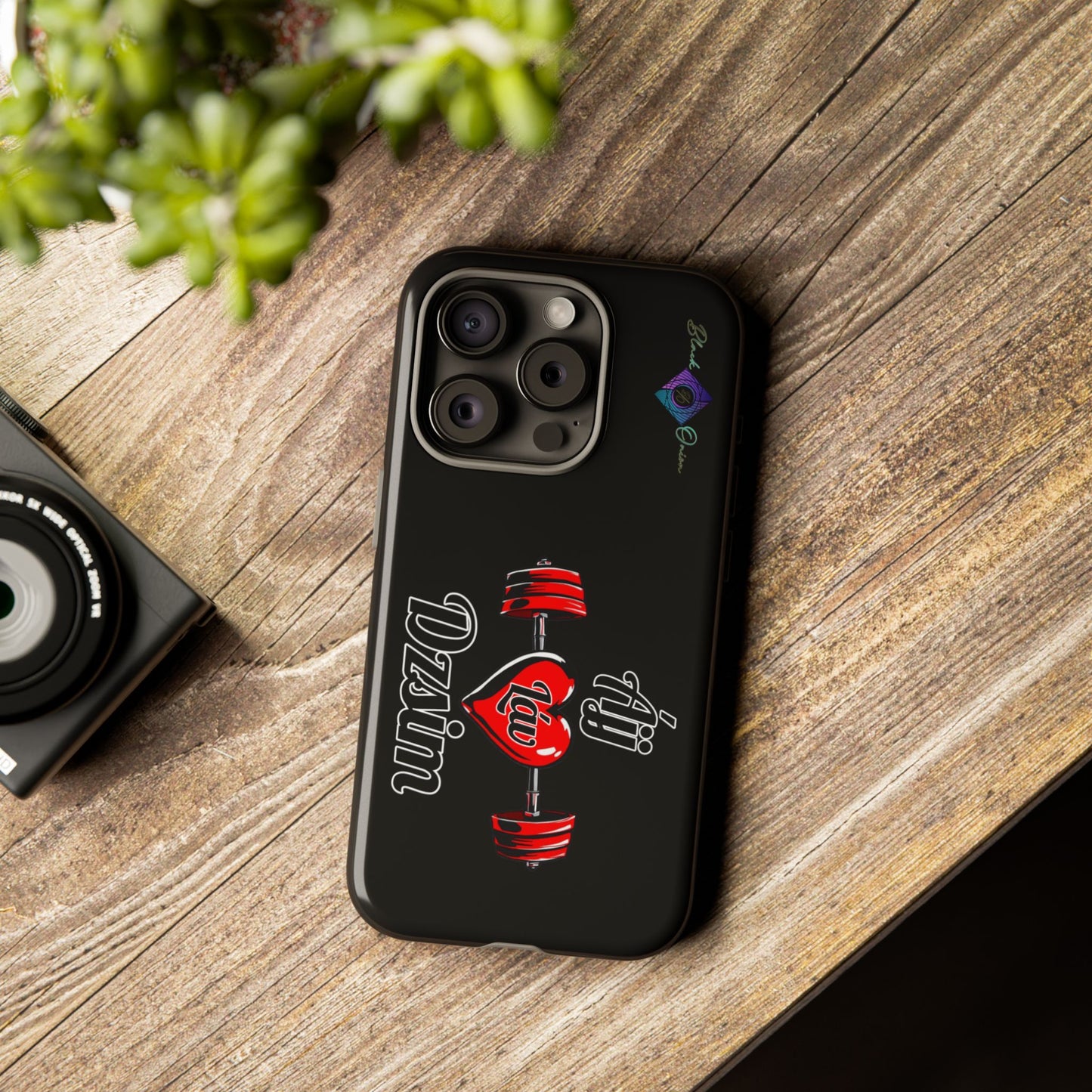 BlackOnion Brand New Phone Case - with Motivational Workout Motif’Ájj Láv Dzsim ‘💪🔥🫵