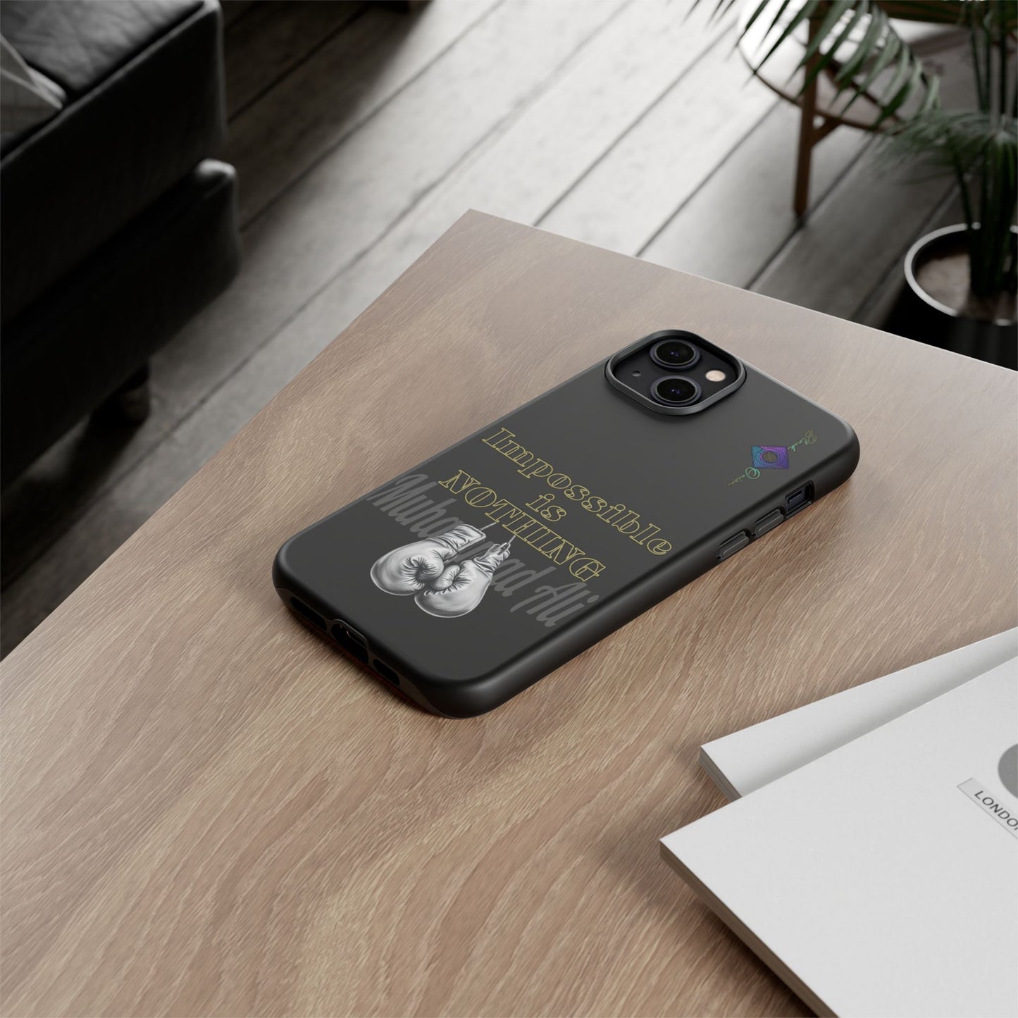 BlackOnion Brand New Phone Case - with Motivational Workout Motif ’Impossible ‘💪🔥🫵