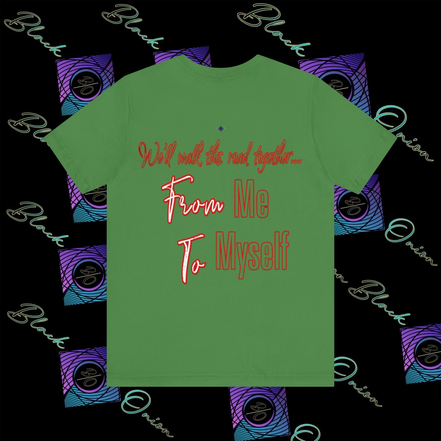 BlackOnion 'From Me ,To Myself' T-Shirt with Workout Motif V2 ๐ช๐ฅ