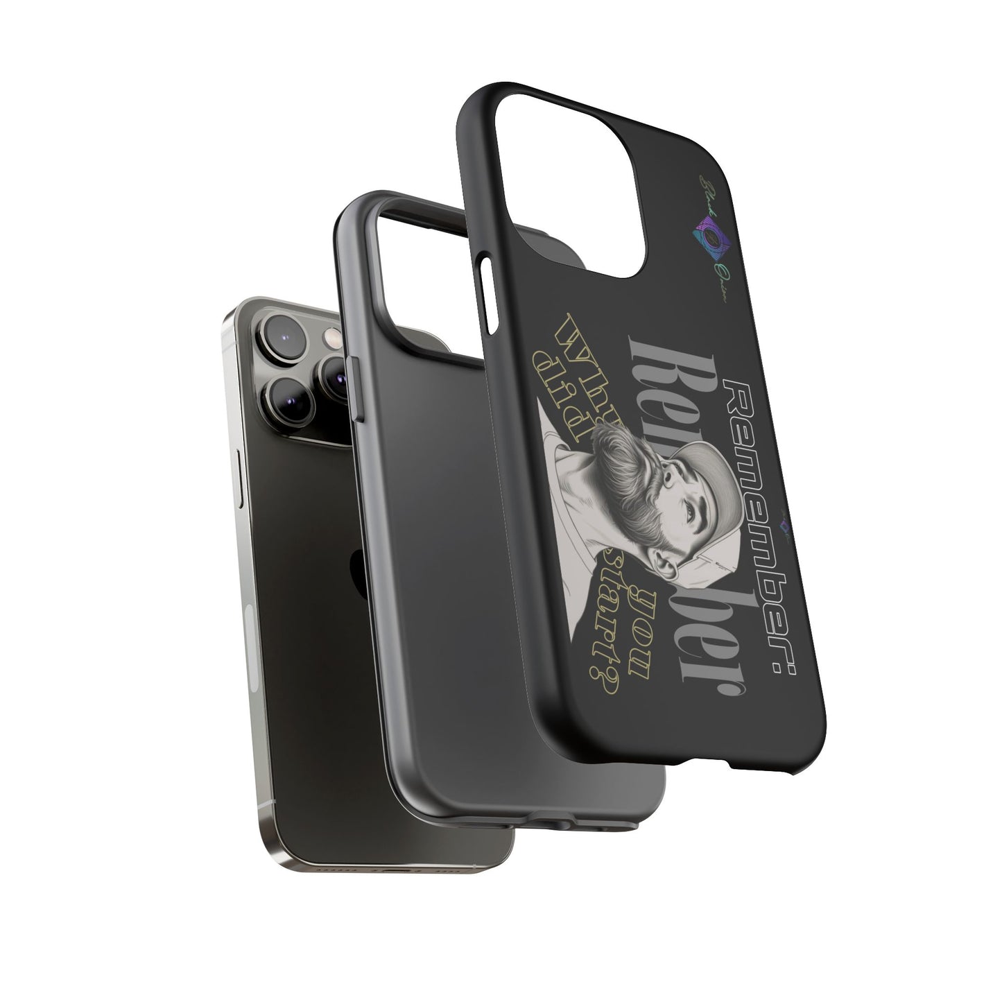 BlackOnion Brand New Phone Case - with Motivational Workout Motif’Remember ‘💪🔥🫵