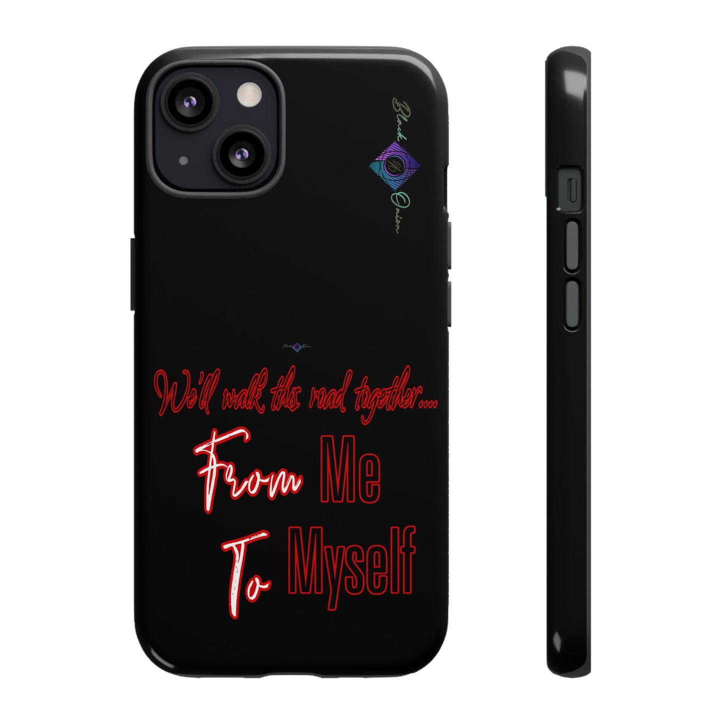 BlackOnion Brand New Phone Case - with Motivational Workout Motif’We’ll walk ‘💪🔥🫵
