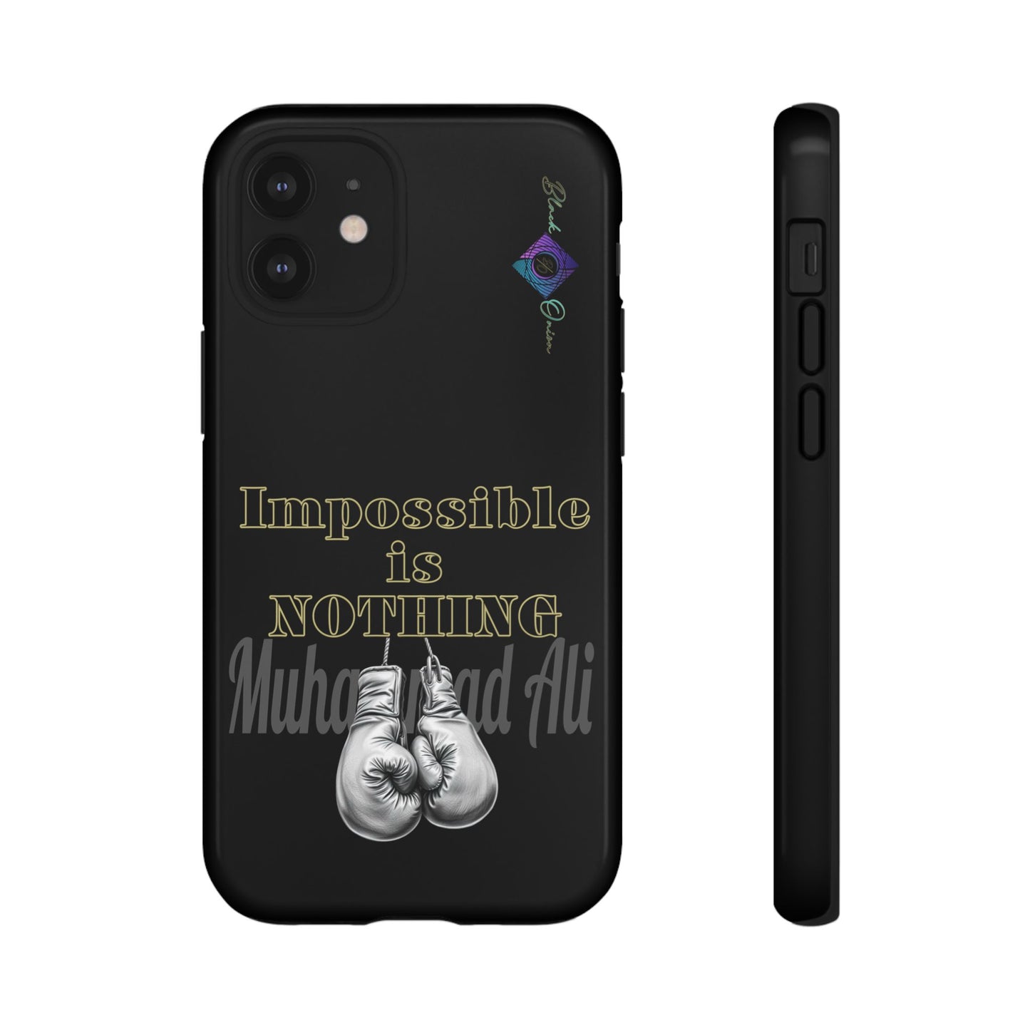 BlackOnion Brand New Phone Case - with Motivational Workout Motif ’Impossible ‘💪🔥🫵