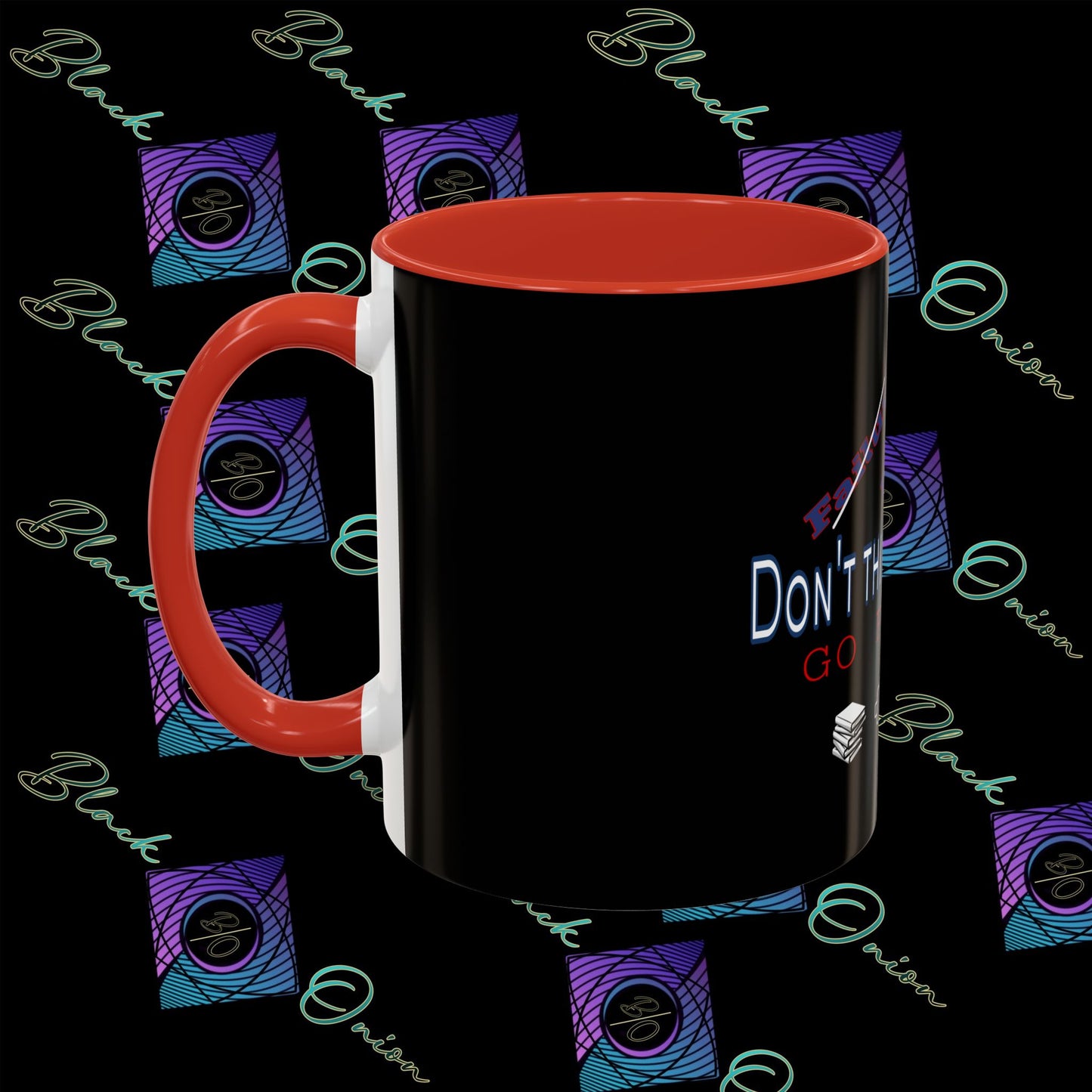 BlackOnion Coffee Mug Serial 2 with Workout Motif ‘Don’t think ‘🫵🔥💪