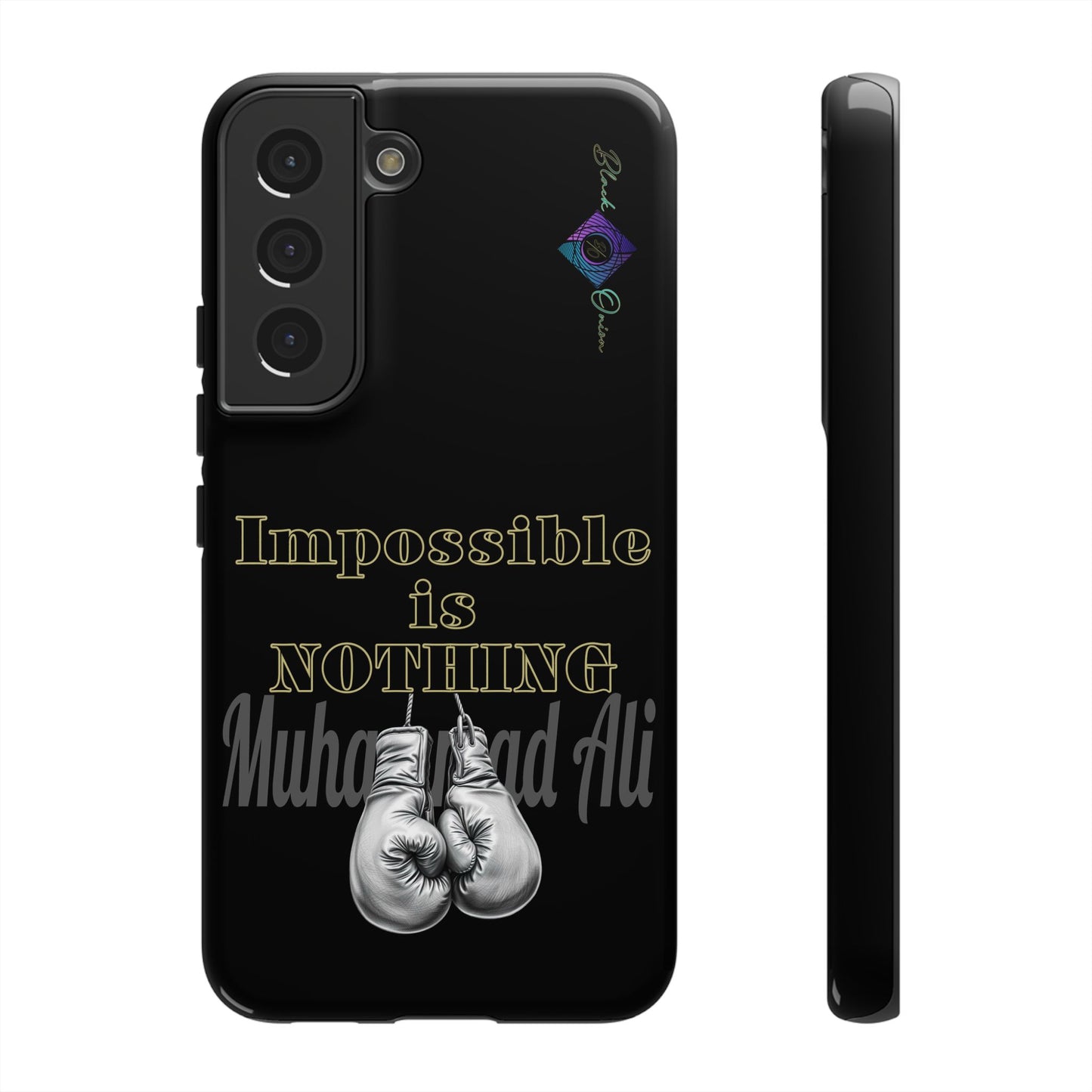 BlackOnion Brand New Phone Case - with Motivational Workout Motif ’Impossible ‘💪🔥🫵