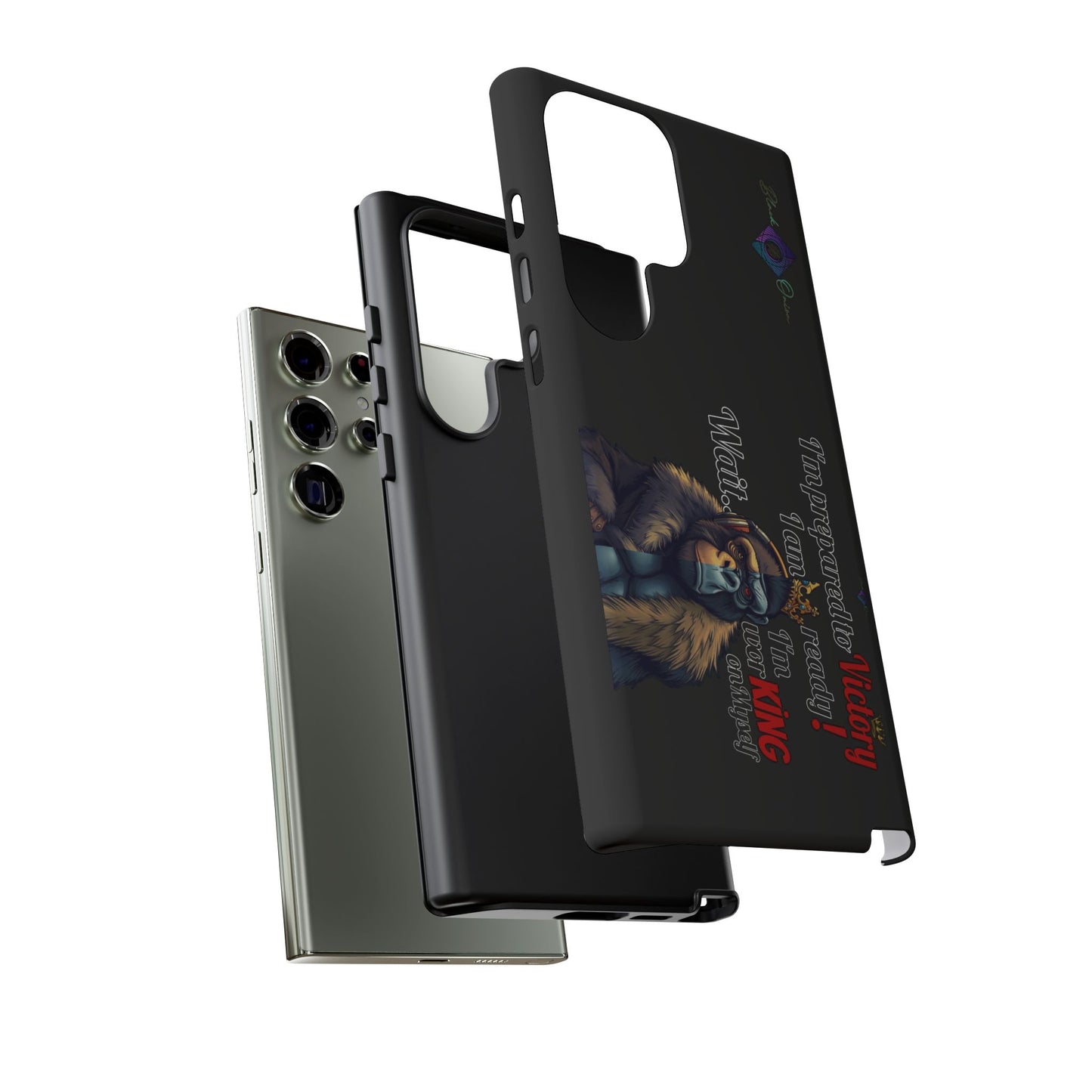BlackOnion Brand New Phone Case - with Motivational Workout Motif’Victory 👑‘💪🔥🫵