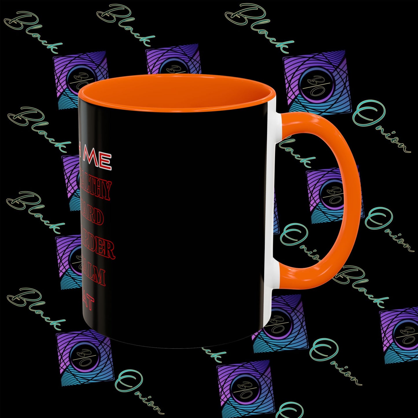BlackOnion Coffee Mug Serial 2 with Workout Motif ‘Watch me’🫵🔥💪