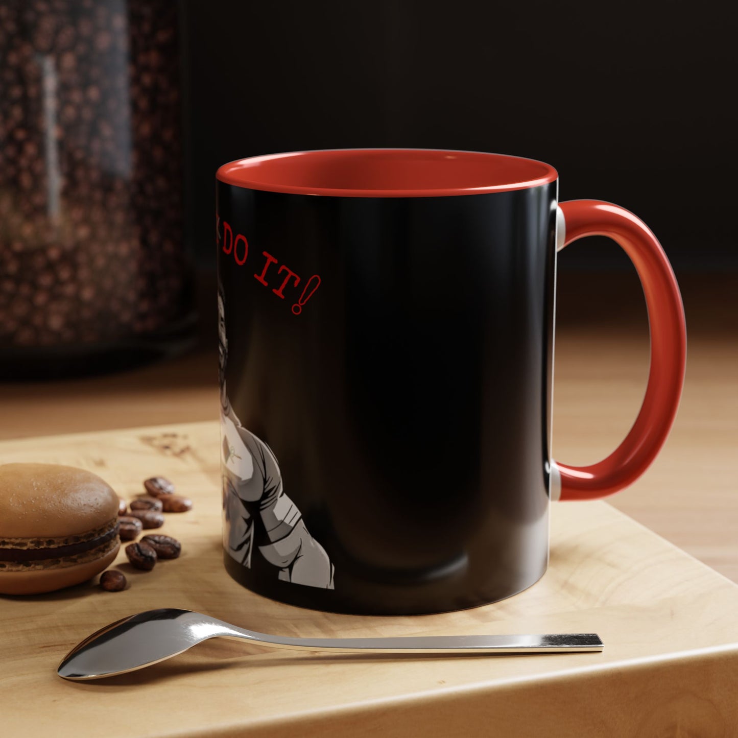 BlackOnion Coffee Mug 2 with Workout Motif ‘I Can Do It V2’🫵🔥💪