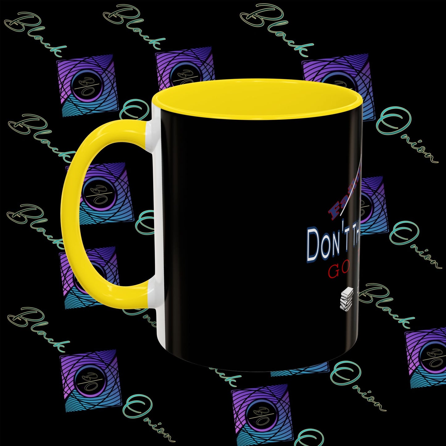 BlackOnion Coffee Mug Serial 2 with Workout Motif ‘Don’t think ‘🫵🔥💪