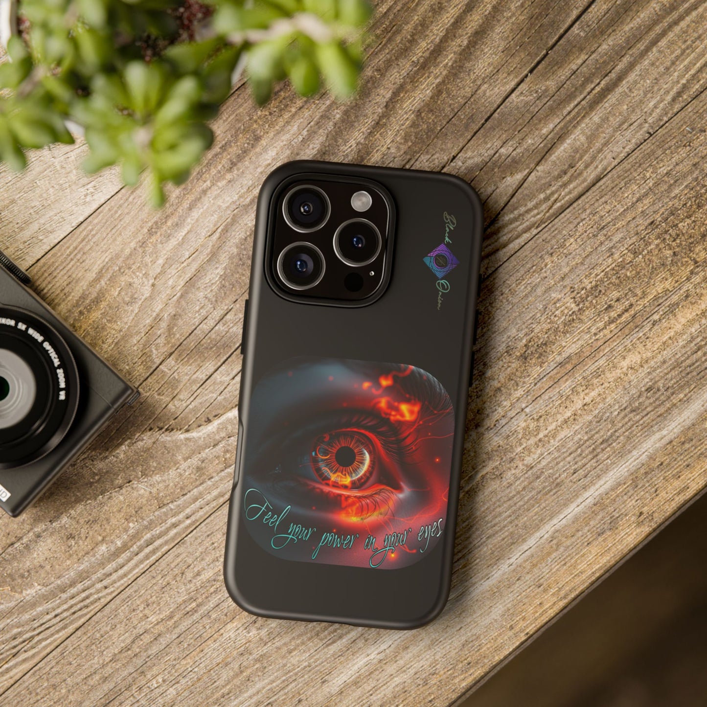 BlackOnion Brand New Phone Case - with Motivational Workout Motif ’Feel your power ‘💪🔥🫵