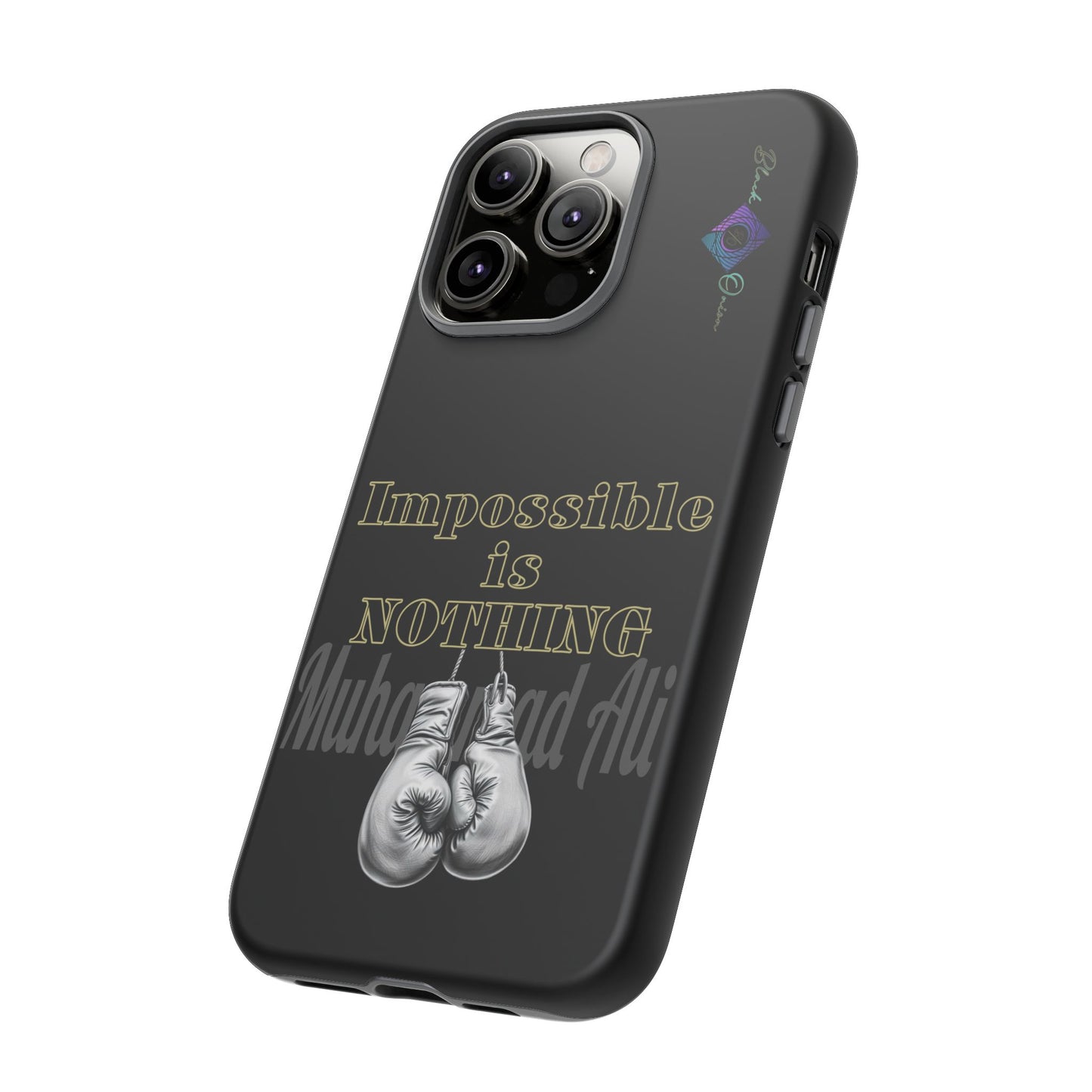 BlackOnion Brand New Phone Case - with Motivational Workout Motif ’Impossible ‘💪🔥🫵