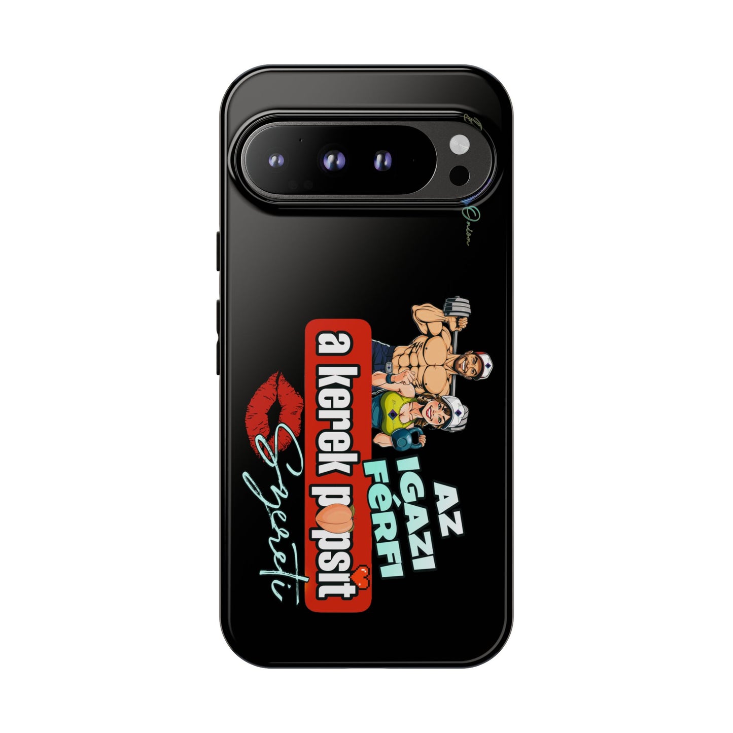 BlackOnion Brand New Phone Case - with Motivational Workout Motif ‘Az igazi férfi ‘💪🔥🫵