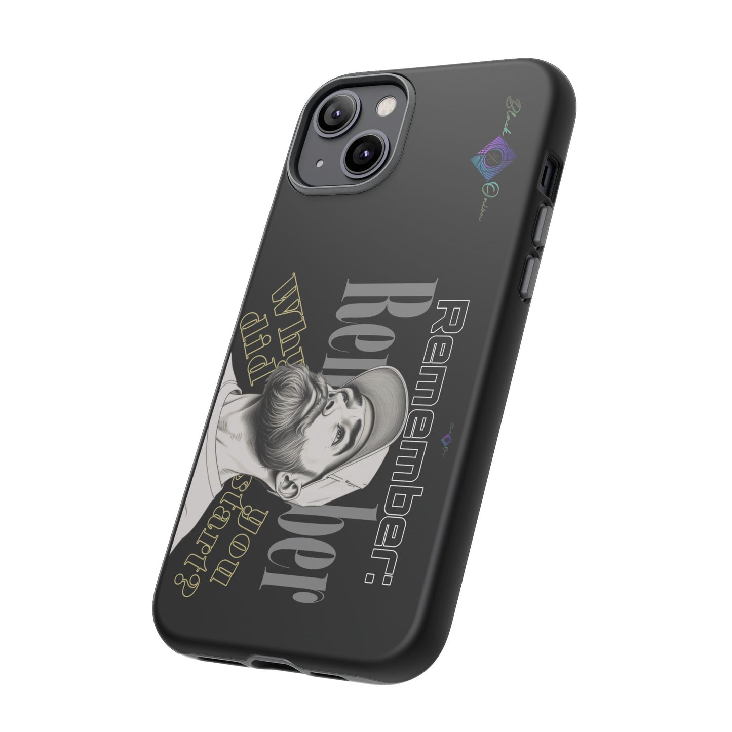 BlackOnion Brand New Phone Case - with Motivational Workout Motif’Remember ‘💪🔥🫵