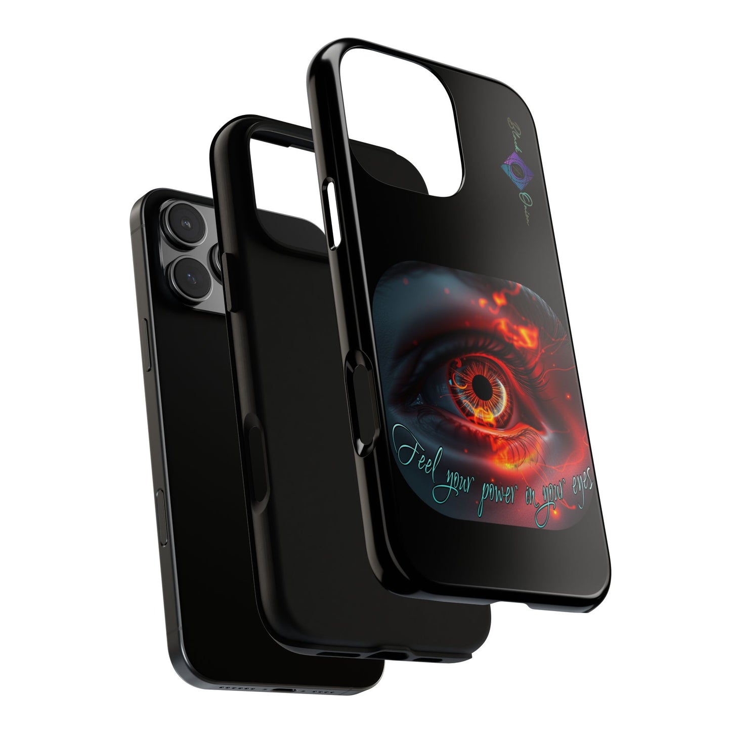 BlackOnion Brand New Phone Case - with Motivational Workout Motif ’Feel your power ‘💪🔥🫵