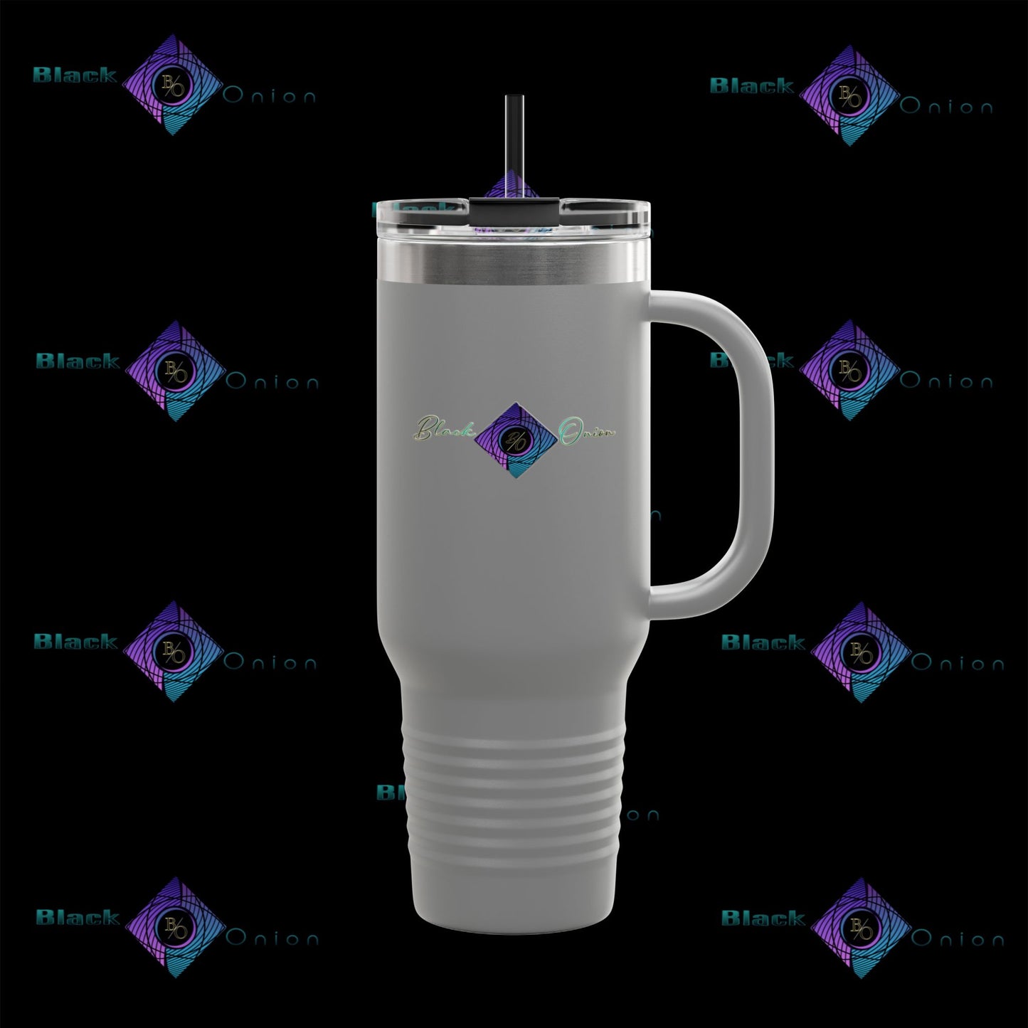 BlackOnion Travel Mug - 40oz with Straw