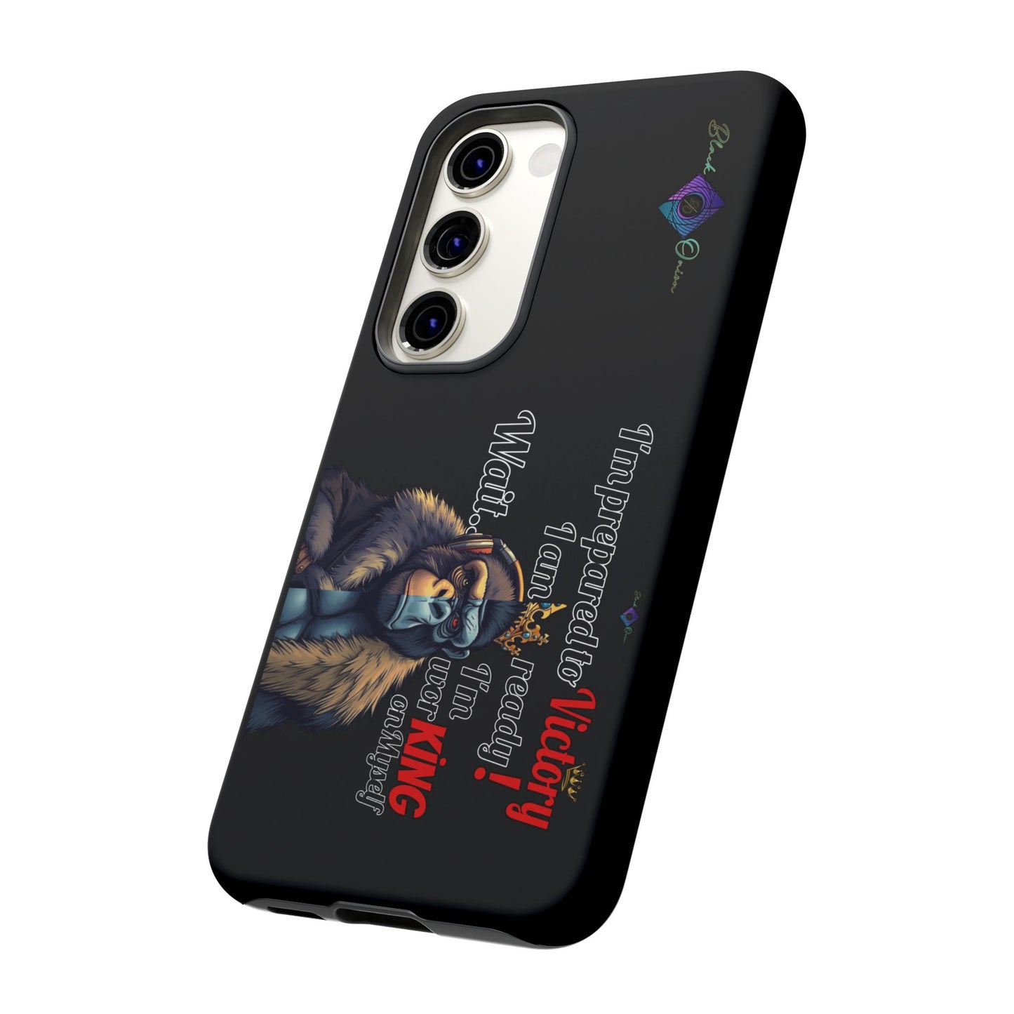 BlackOnion Brand New Phone Case - with Motivational Workout Motif’Victory 👑‘💪🔥🫵