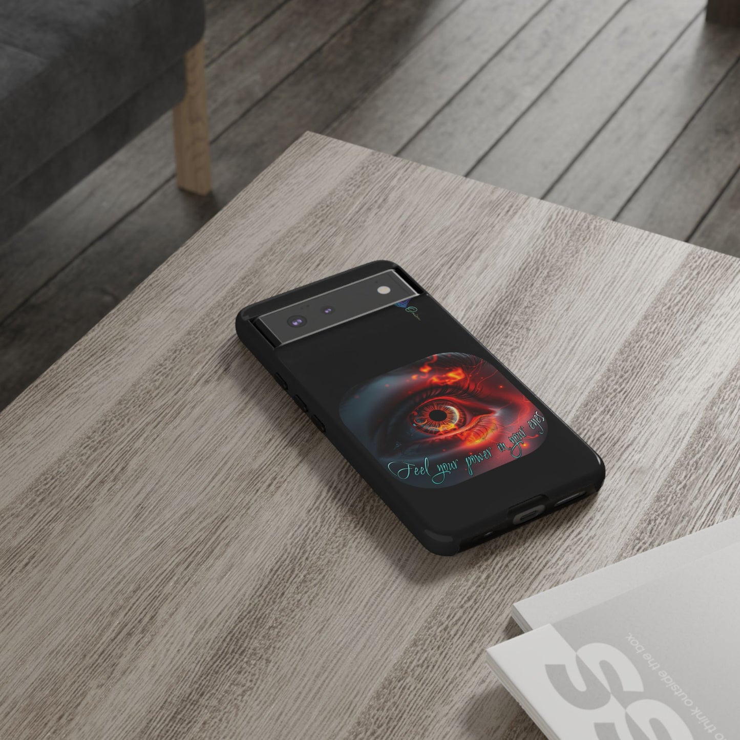 BlackOnion Brand New Phone Case - with Motivational Workout Motif ’Feel your power ‘💪🔥🫵