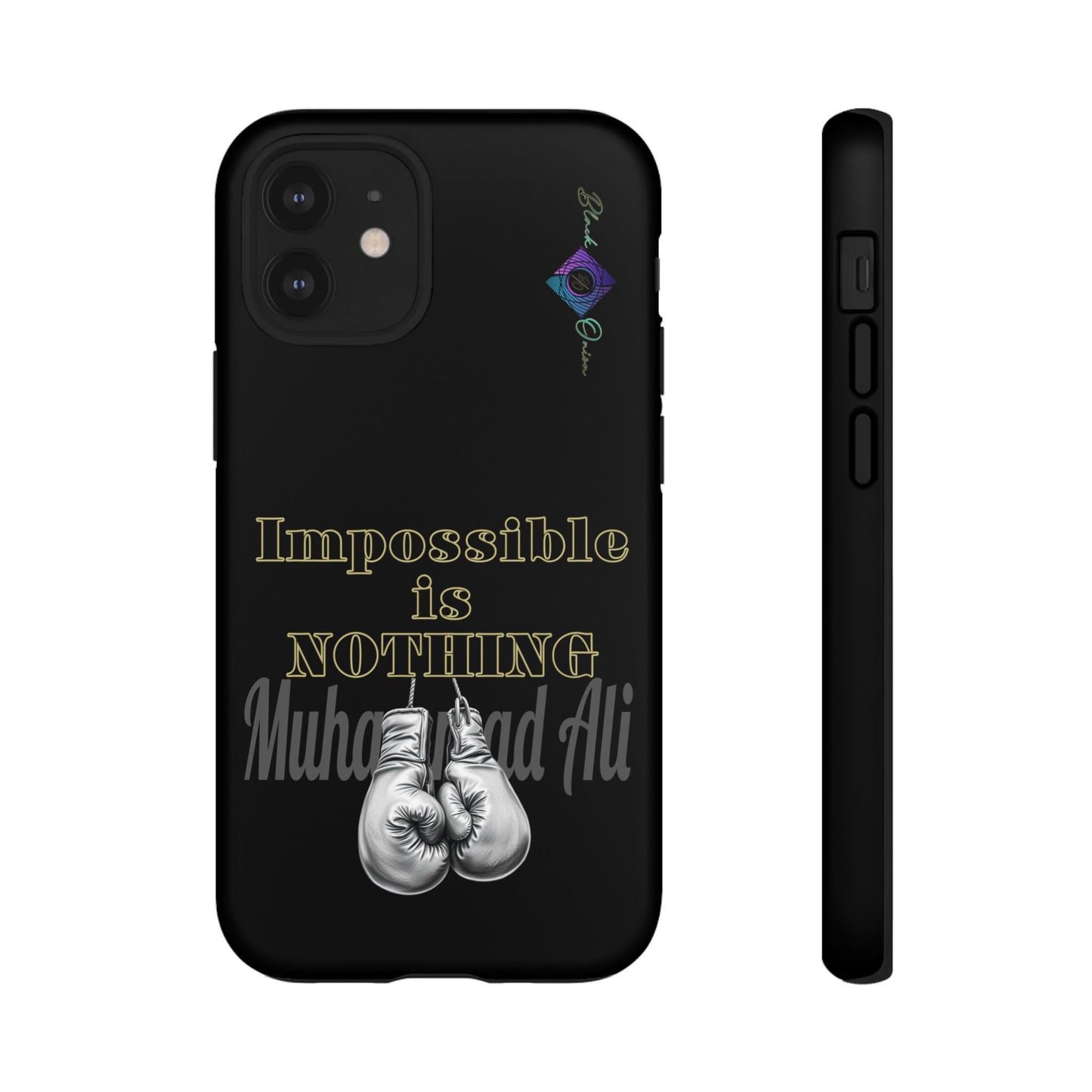 BlackOnion Brand New Phone Case - with Motivational Workout Motif ’Impossible ‘💪🔥🫵