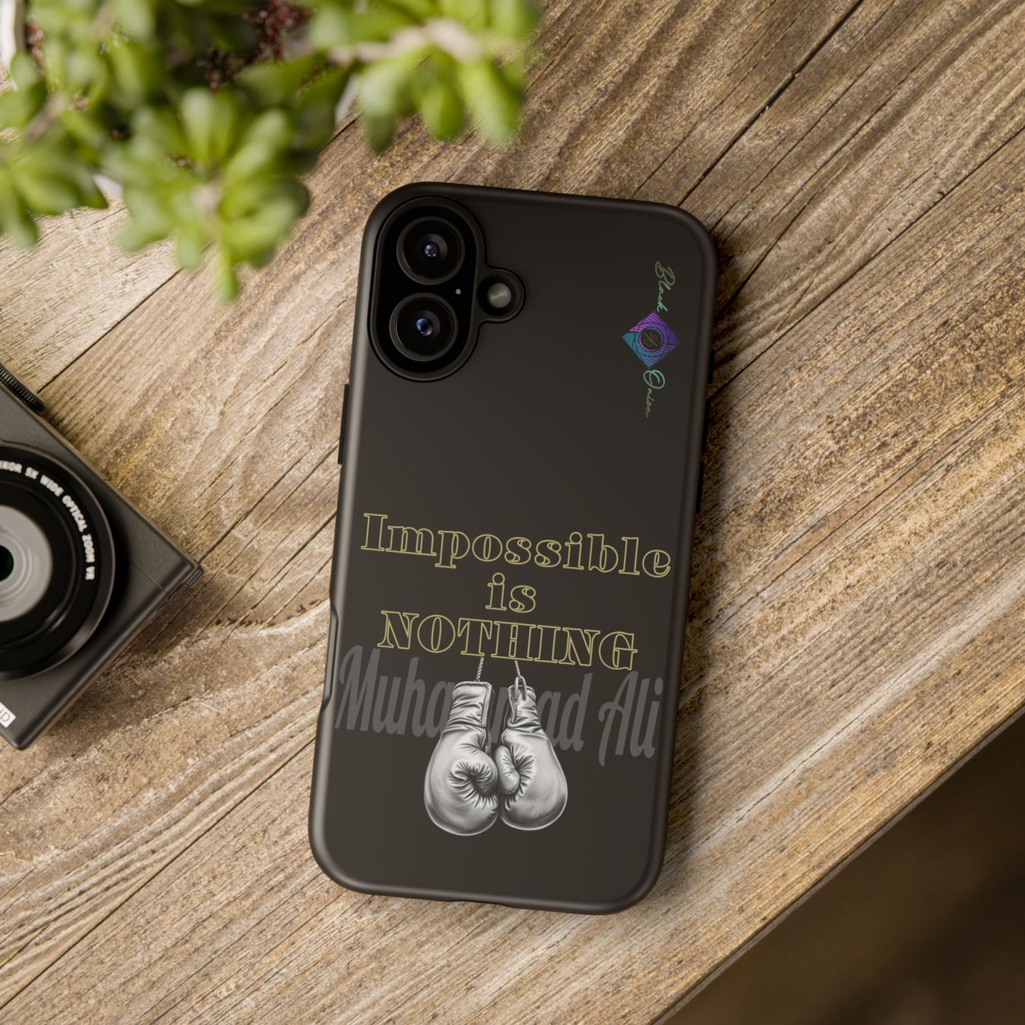 BlackOnion Brand New Phone Case - with Motivational Workout Motif ’Impossible ‘💪🔥🫵