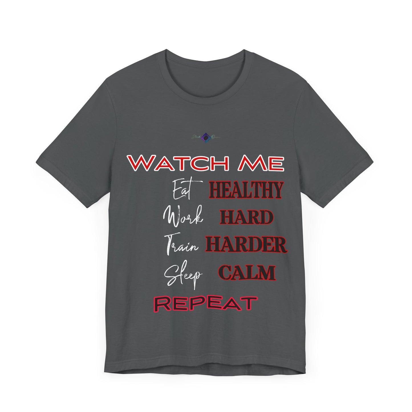BlackOnion "Watch Me" T-Shirt with Workout Motif V3 ๐ช๐ฅ