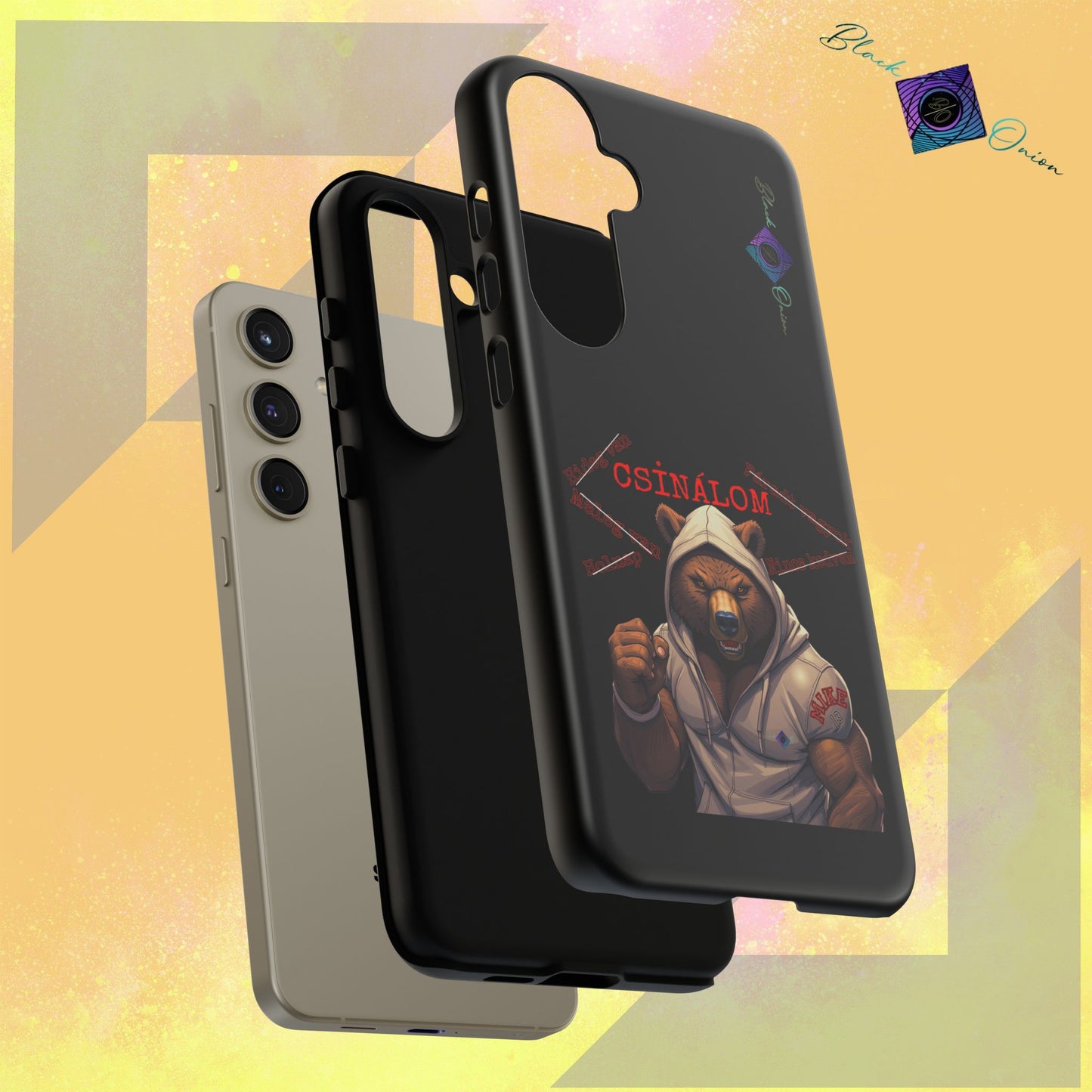 BlackOnion Brand New Phone Case - with Motivational Workout Motif ‘Csinálom ‘💪🔥🫵