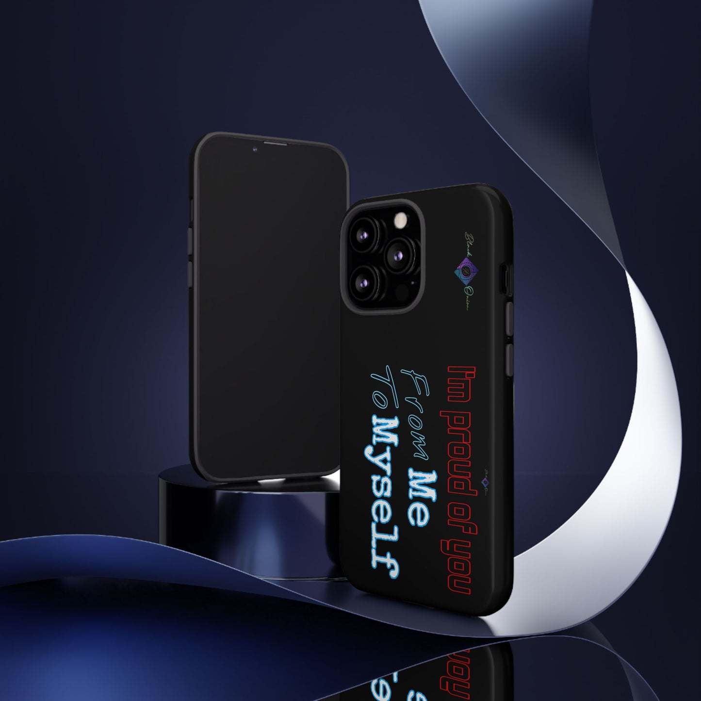 BlackOnion Brand New Phone Case - with Motivational Workout Motif’I’m proud of you ‘💪🔥🫵