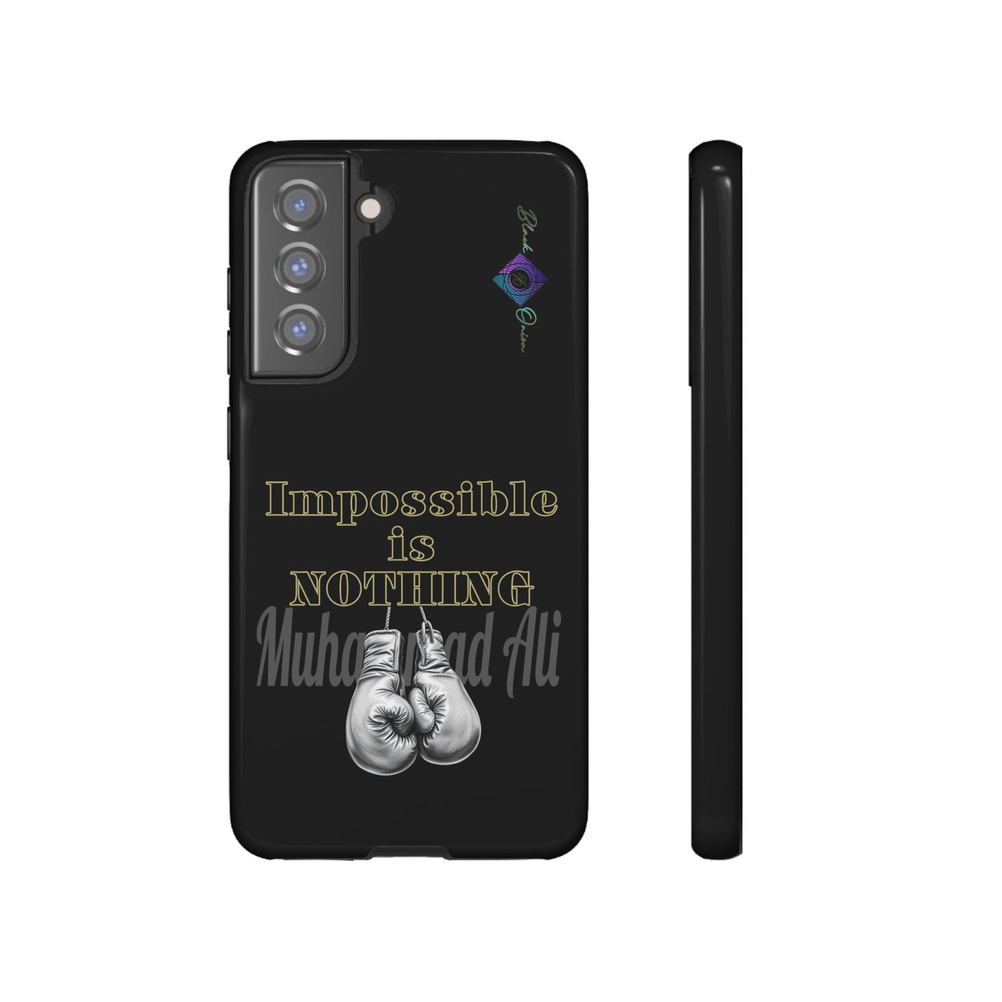 BlackOnion Brand New Phone Case - with Motivational Workout Motif ’Impossible ‘💪🔥🫵