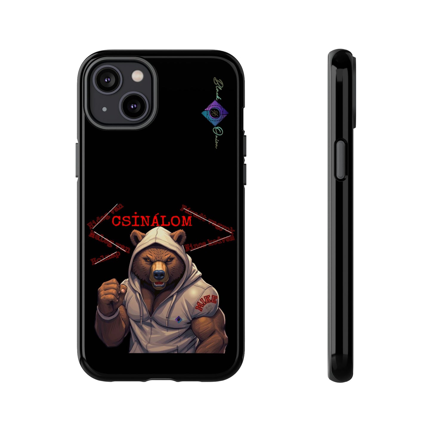 BlackOnion Brand New Phone Case - with Motivational Workout Motif ‘Csinálom ‘💪🔥🫵