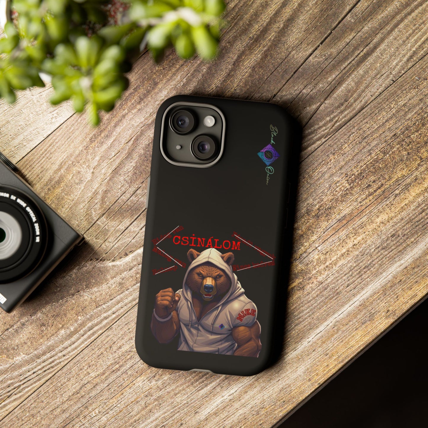BlackOnion Brand New Phone Case - with Motivational Workout Motif ‘Csinálom ‘💪🔥🫵