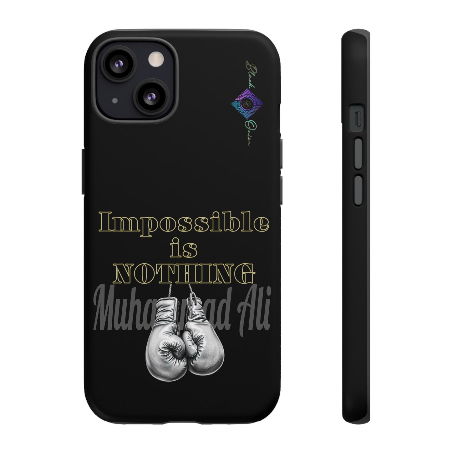 BlackOnion Brand New Phone Case - with Motivational Workout Motif ’Impossible ‘💪🔥🫵