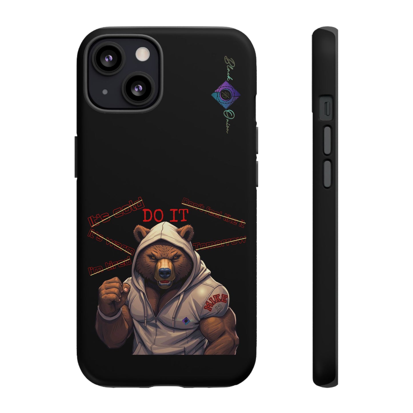 BlackOnion Brand New Phone Case - with Motivational Workout Motif’Do it ‘💪🔥🫵