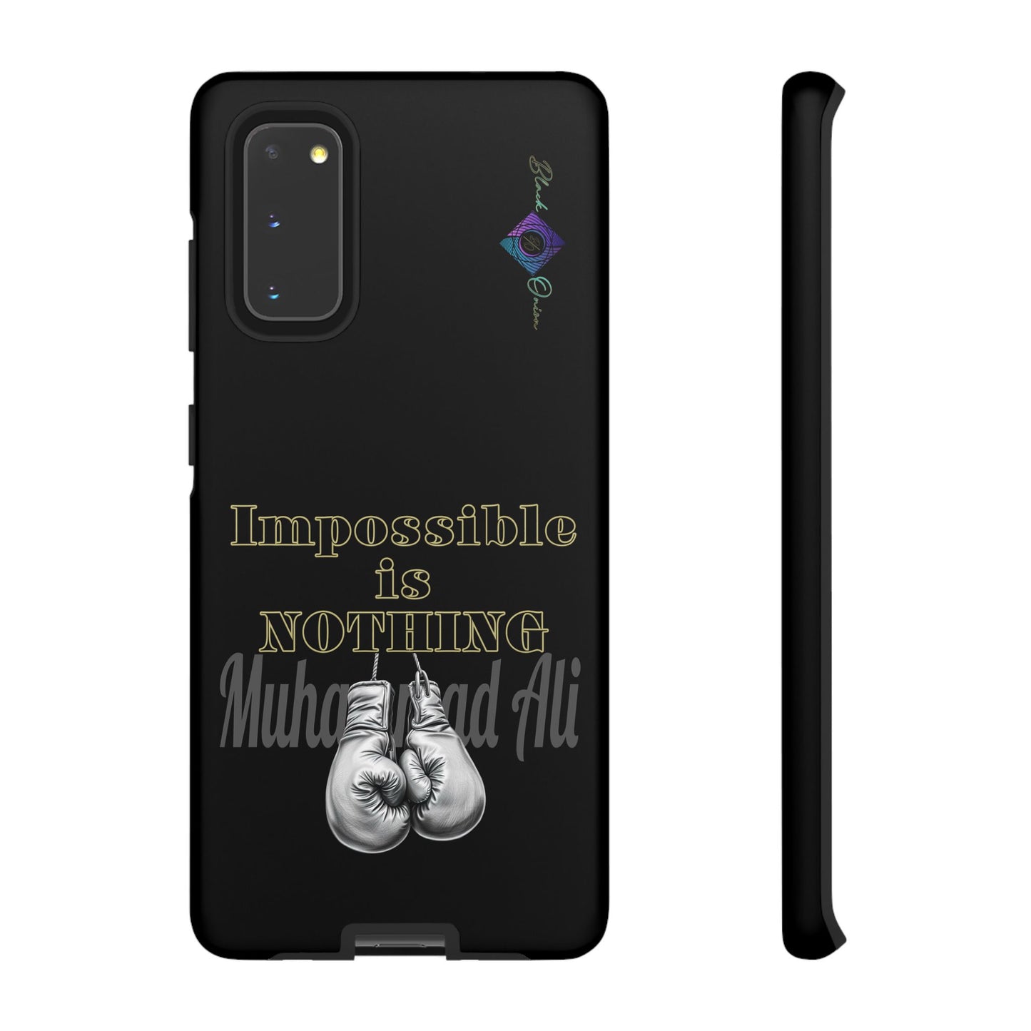 BlackOnion Brand New Phone Case - with Motivational Workout Motif ’Impossible ‘💪🔥🫵