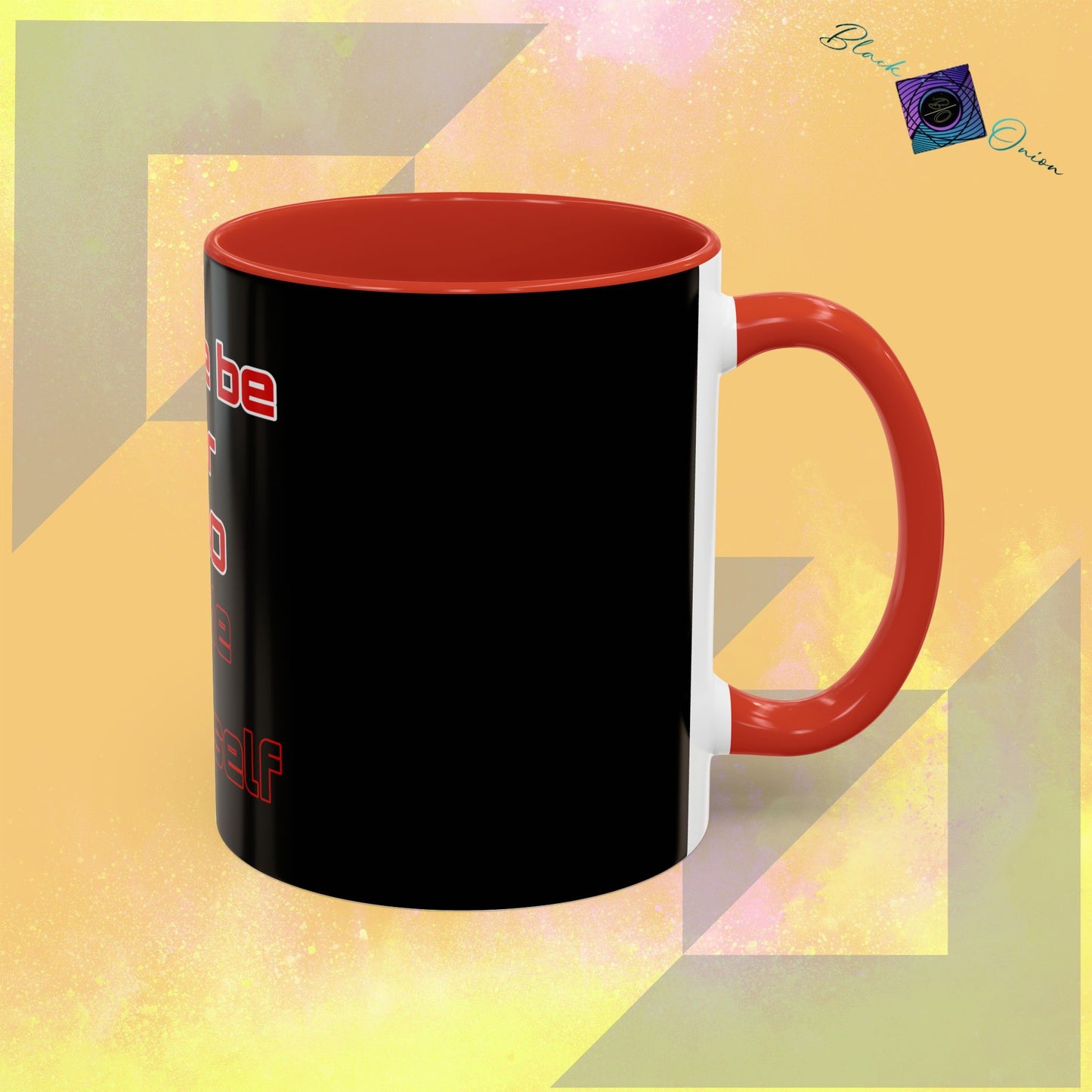 BlackOnion Coffee Mug - 11oz with Workout Motif ‘Let me be your Hero’🔥💪🫵