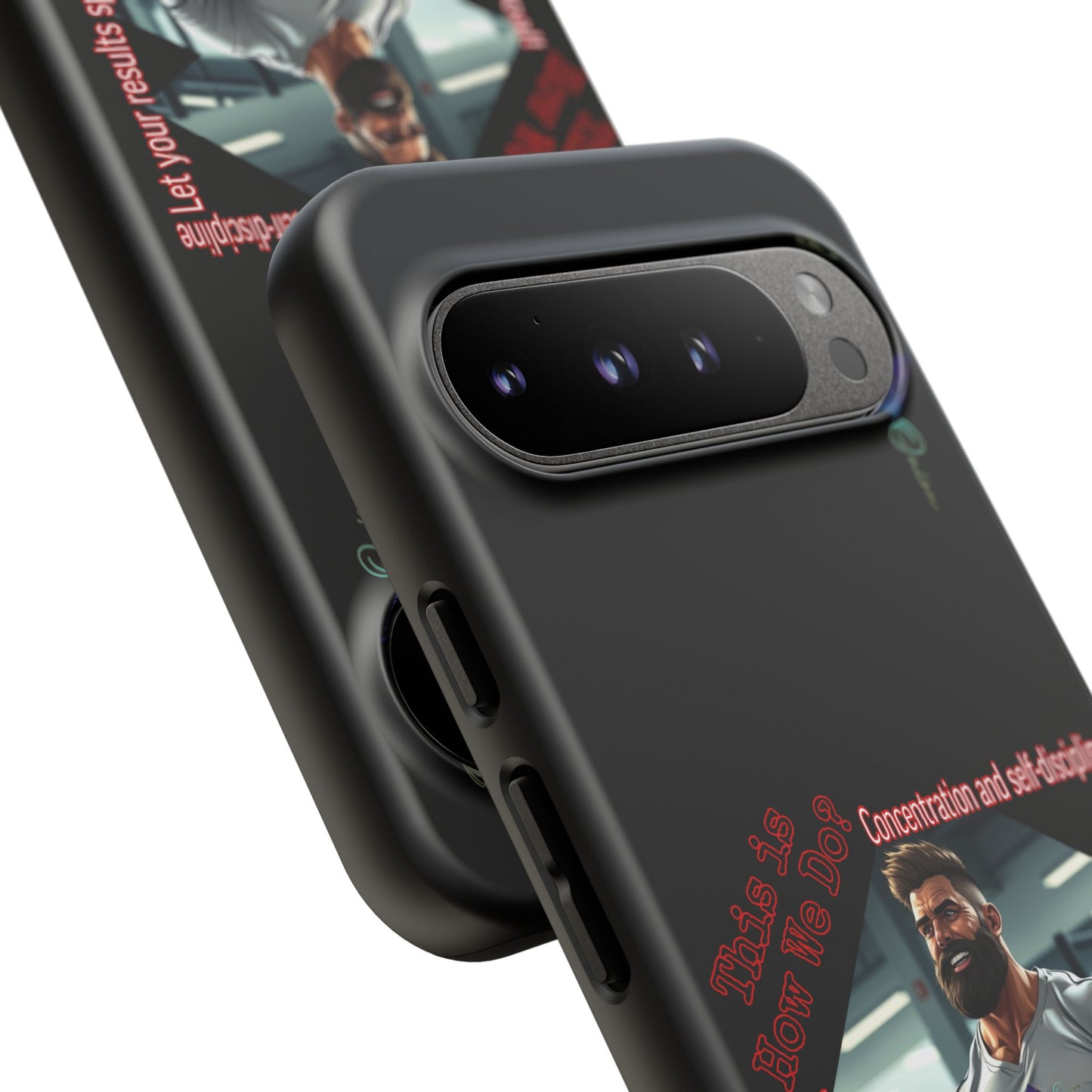 BlackOnion Brand New Phone Case - with Motivational Workout Motif’Unstoppable ‘💪🔥🫵