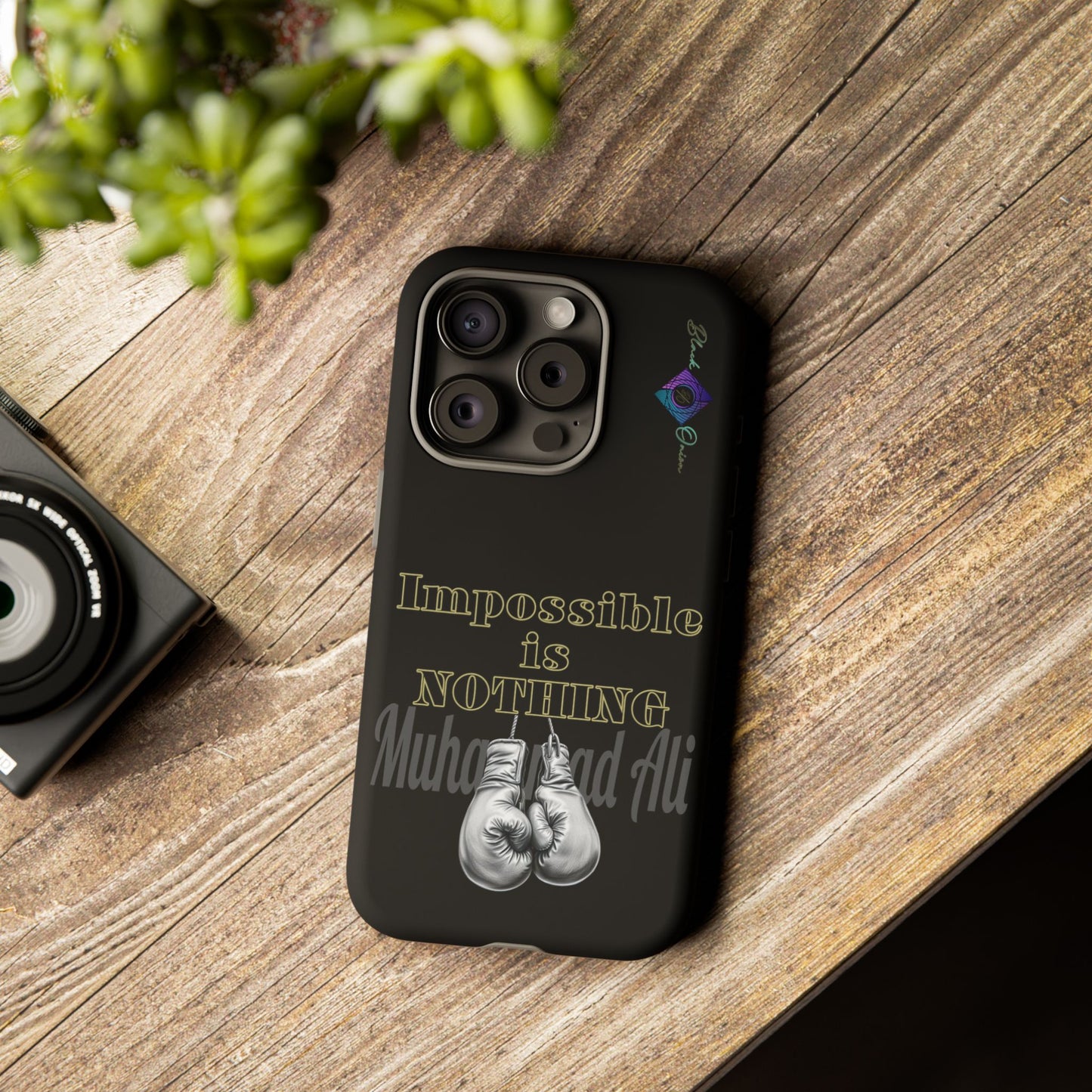 BlackOnion Brand New Phone Case - with Motivational Workout Motif ’Impossible ‘💪🔥🫵