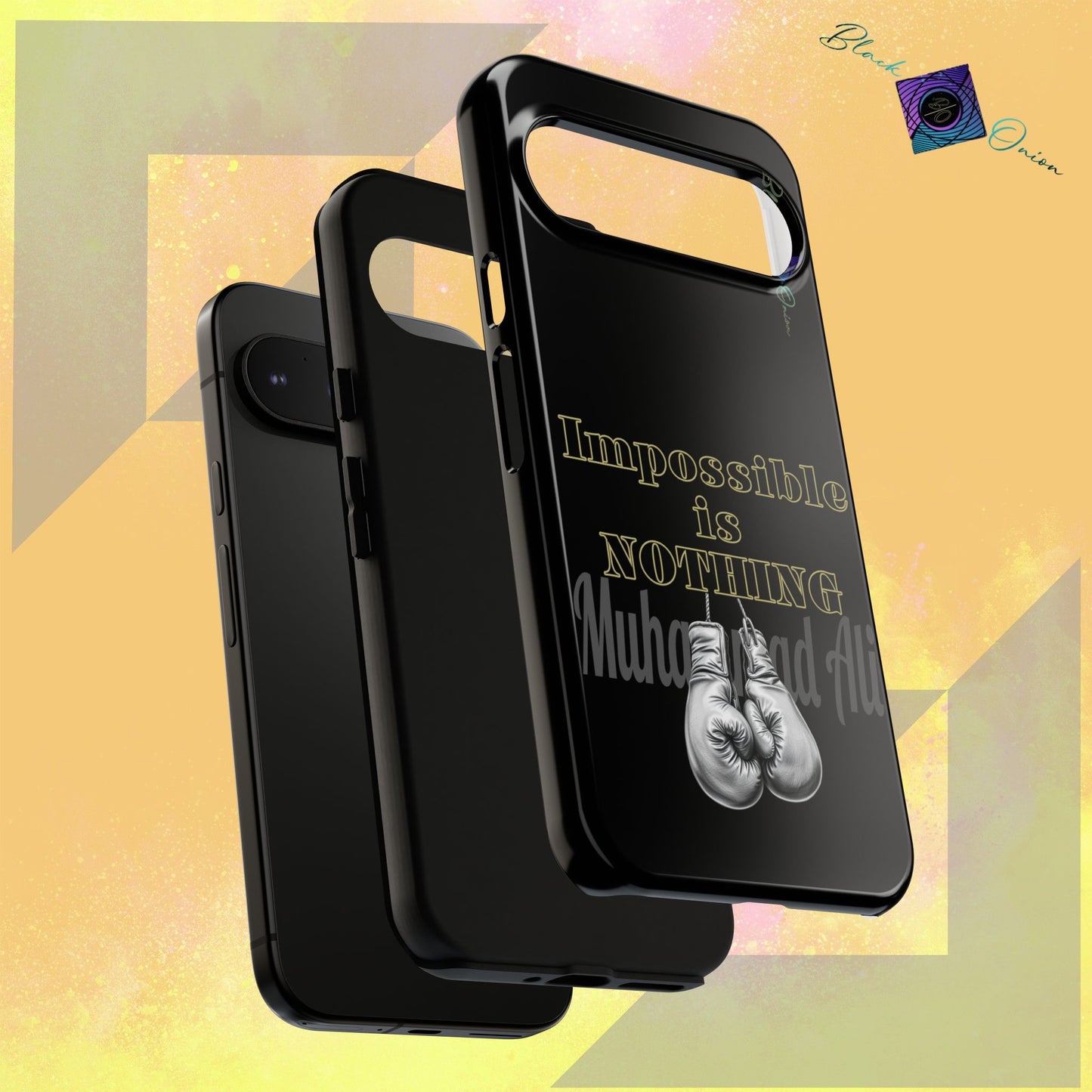 BlackOnion Brand New Phone Case - with Motivational Workout Motif ’Impossible ‘💪🔥🫵