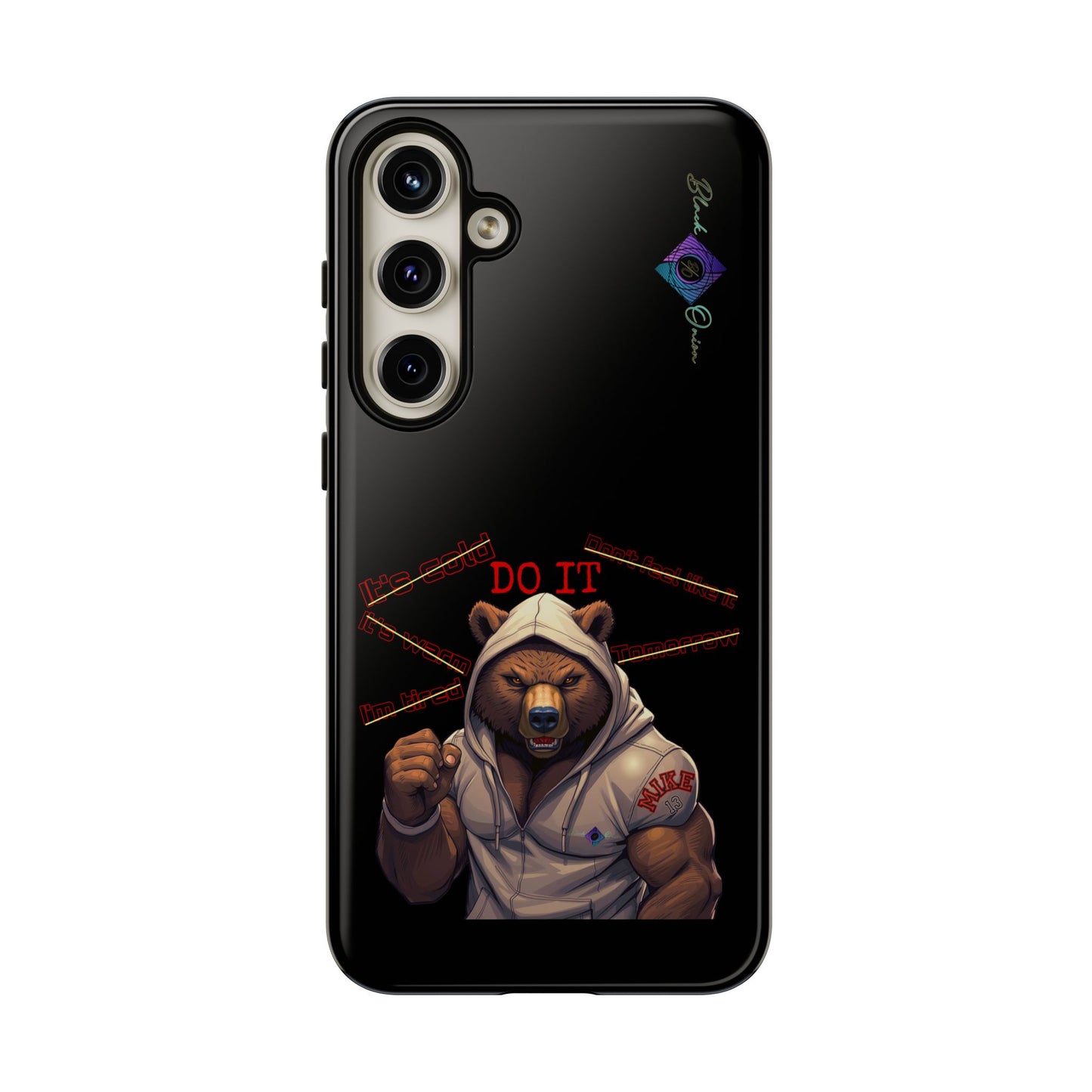BlackOnion Brand New Phone Case - with Motivational Workout Motif’Do it ‘💪🔥🫵