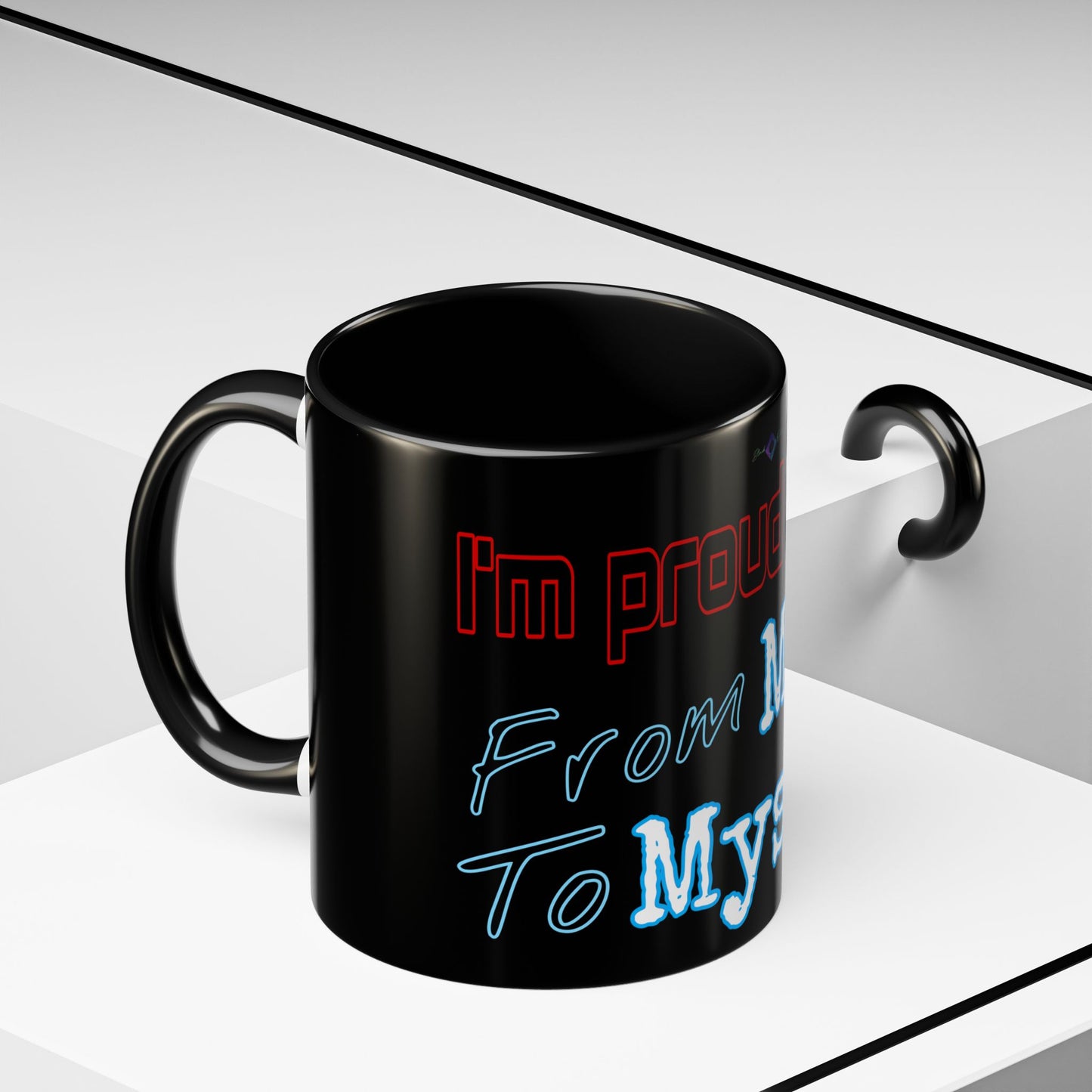 BlackOnion Coffee Mug 2 with Workout Motif ‘ I’m proud of you’🫵🔥💪