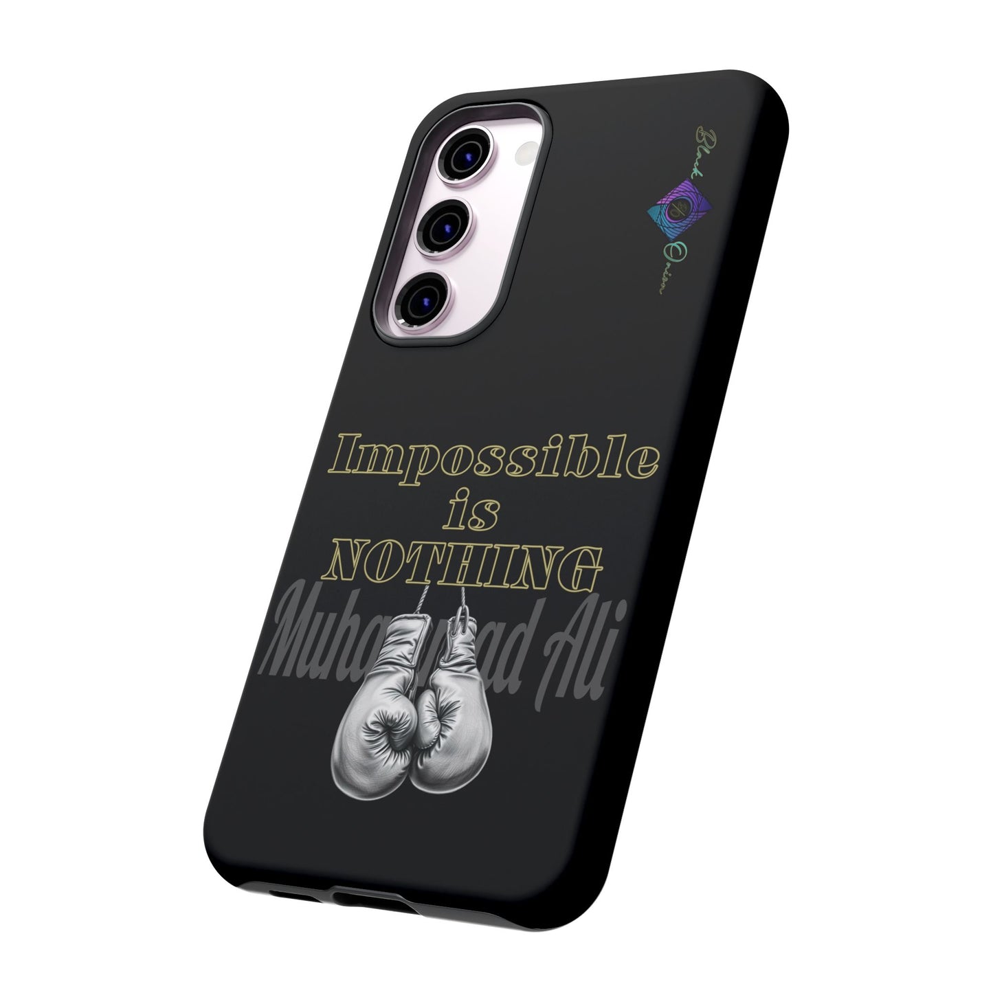 BlackOnion Brand New Phone Case - with Motivational Workout Motif ’Impossible ‘💪🔥🫵