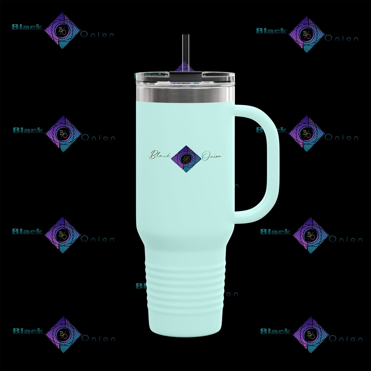 BlackOnion Travel Mug - 40oz with Straw