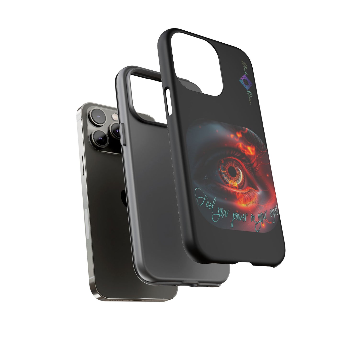 BlackOnion Brand New Phone Case - with Motivational Workout Motif ’Feel your power ‘💪🔥🫵