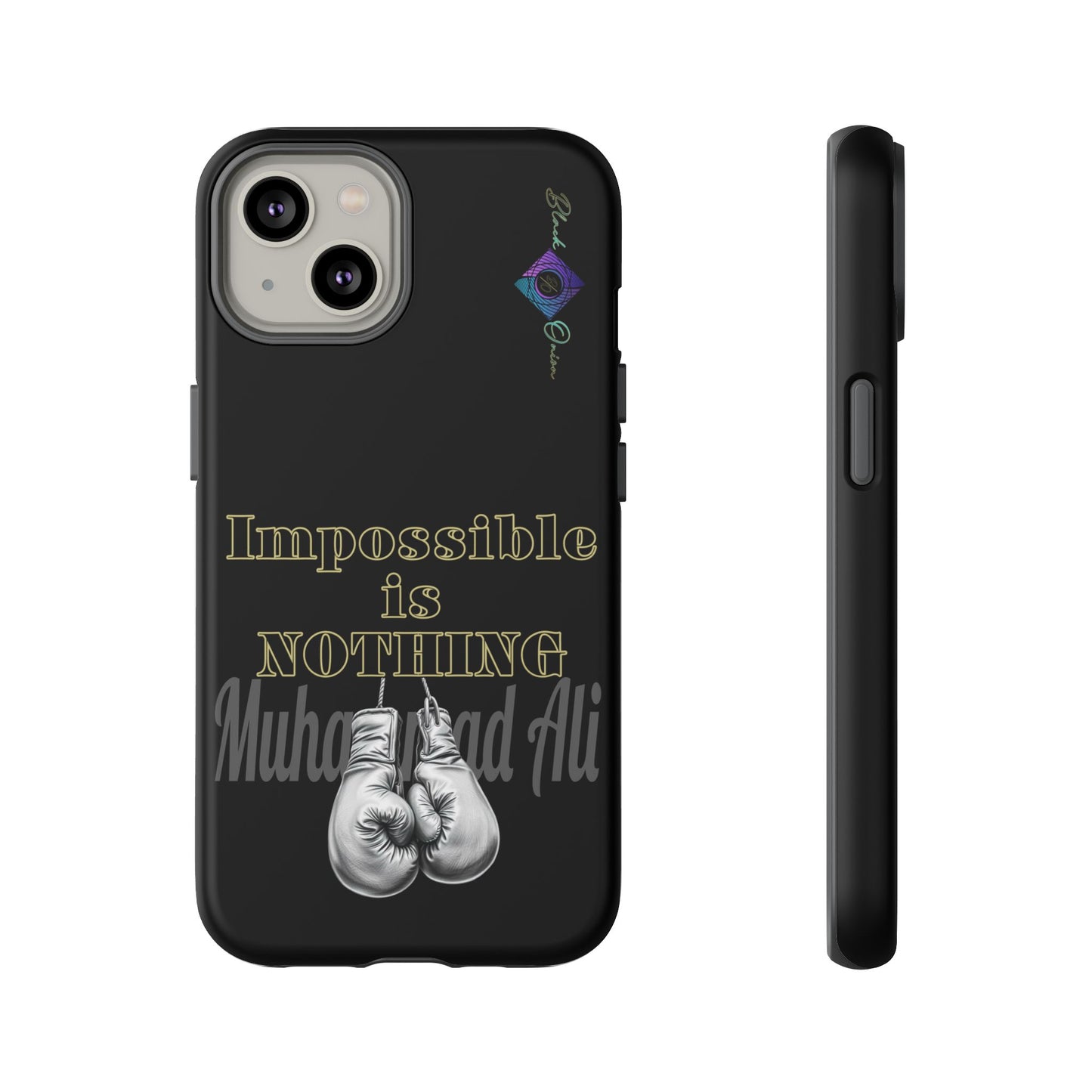 BlackOnion Brand New Phone Case - with Motivational Workout Motif ’Impossible ‘💪🔥🫵