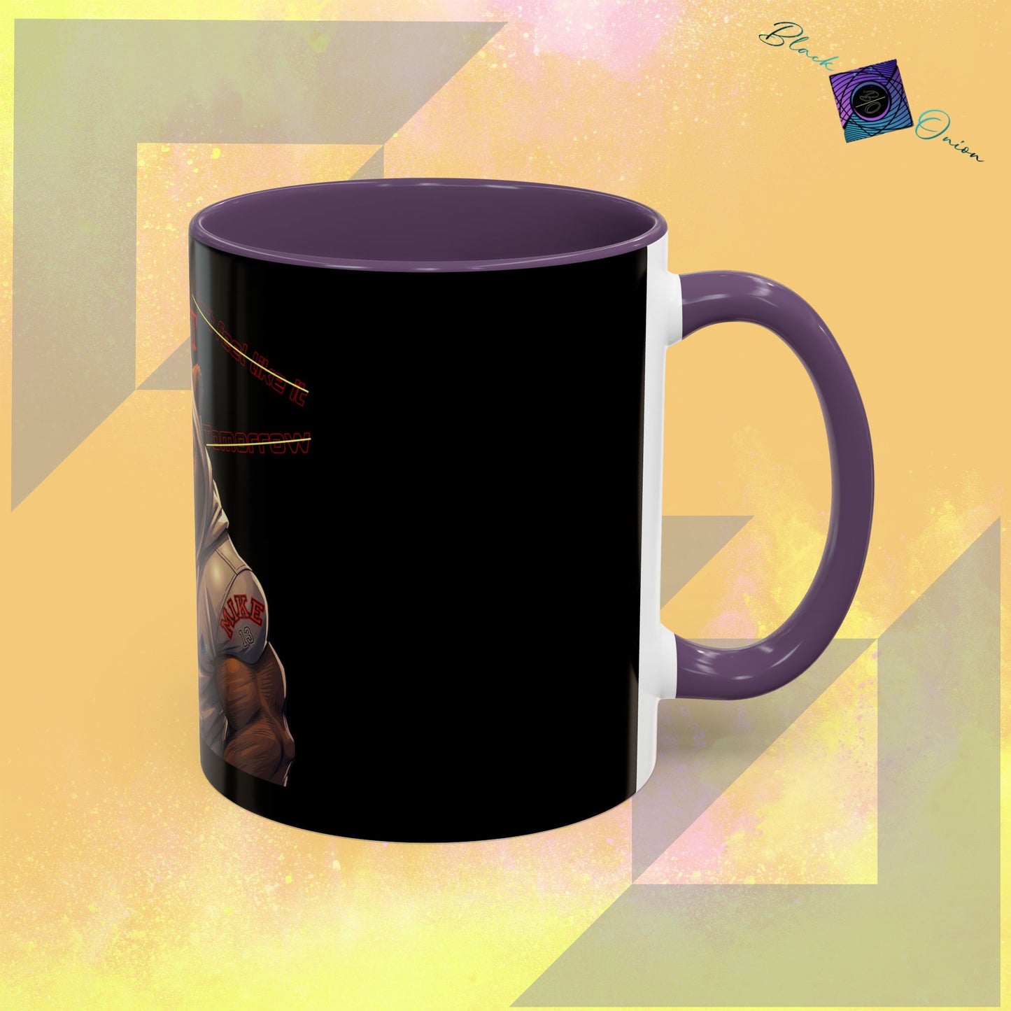 BlackOnion Coffee Mug - 11oz with Workout Motif ‘Mike 13’🔥💪🫵
