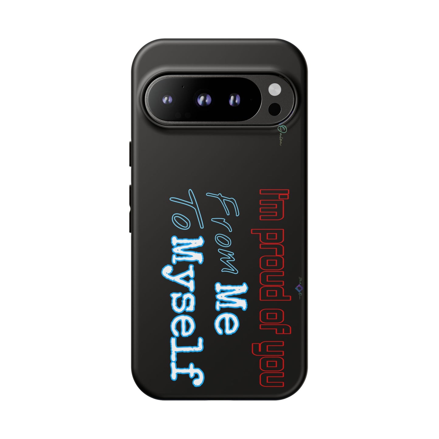BlackOnion Brand New Phone Case - with Motivational Workout Motif’I’m proud of you ‘💪🔥🫵