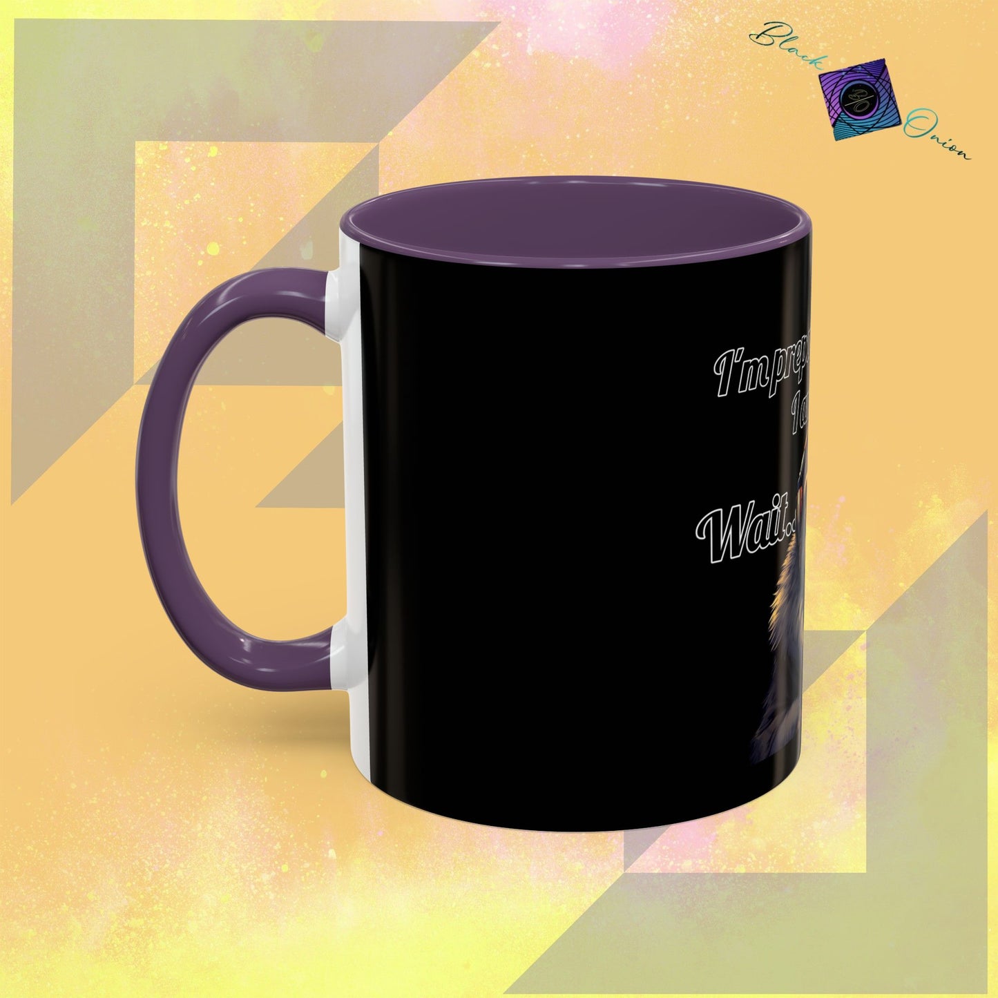 BlackOnion Coffee Mug 2 with Workout Motif ‘Victory V2’🫵🔥💪