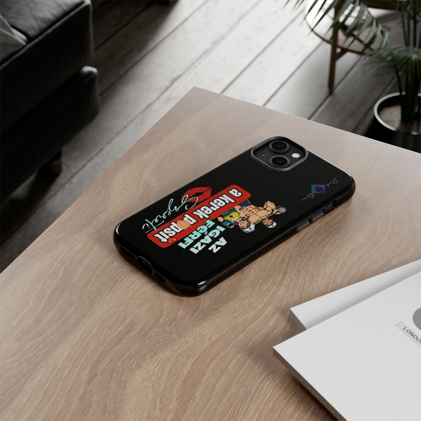 BlackOnion Brand New Phone Case - with Motivational Workout Motif ‘Az igazi férfi ‘💪🔥🫵