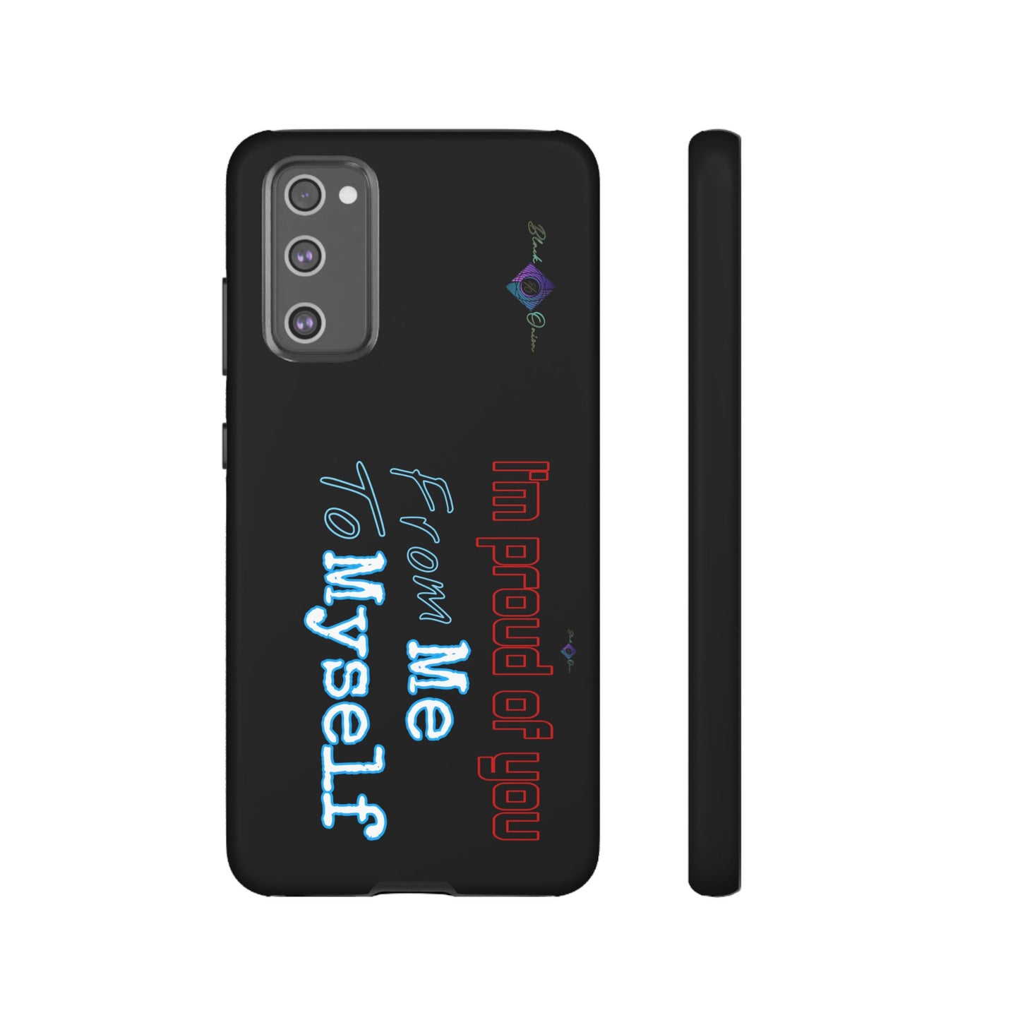 BlackOnion Brand New Phone Case - with Motivational Workout Motif’I’m proud of you ‘💪🔥🫵