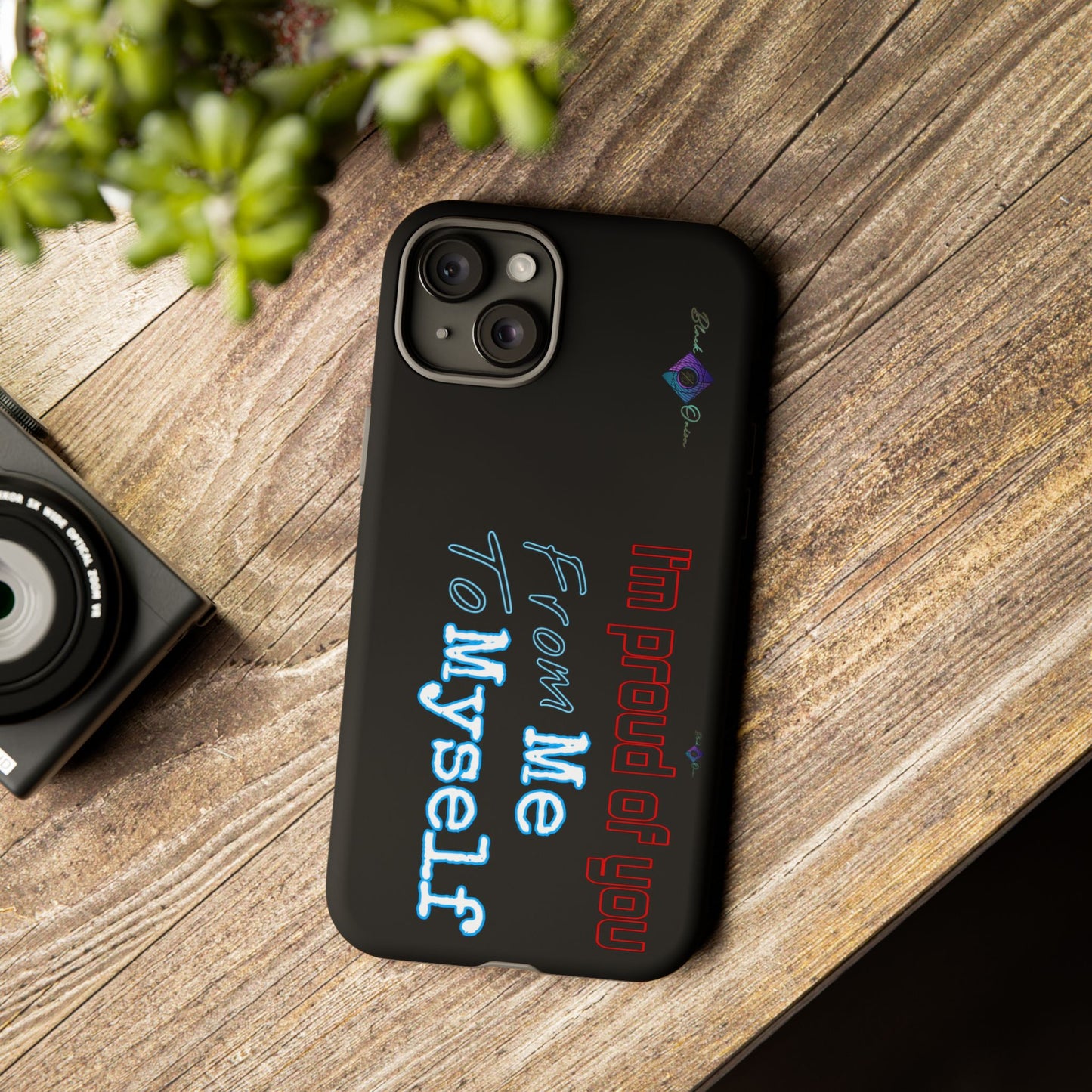 BlackOnion Brand New Phone Case - with Motivational Workout Motif’I’m proud of you ‘💪🔥🫵